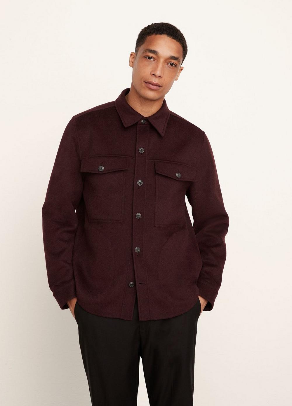 Splittable Wool Shirt Jacket