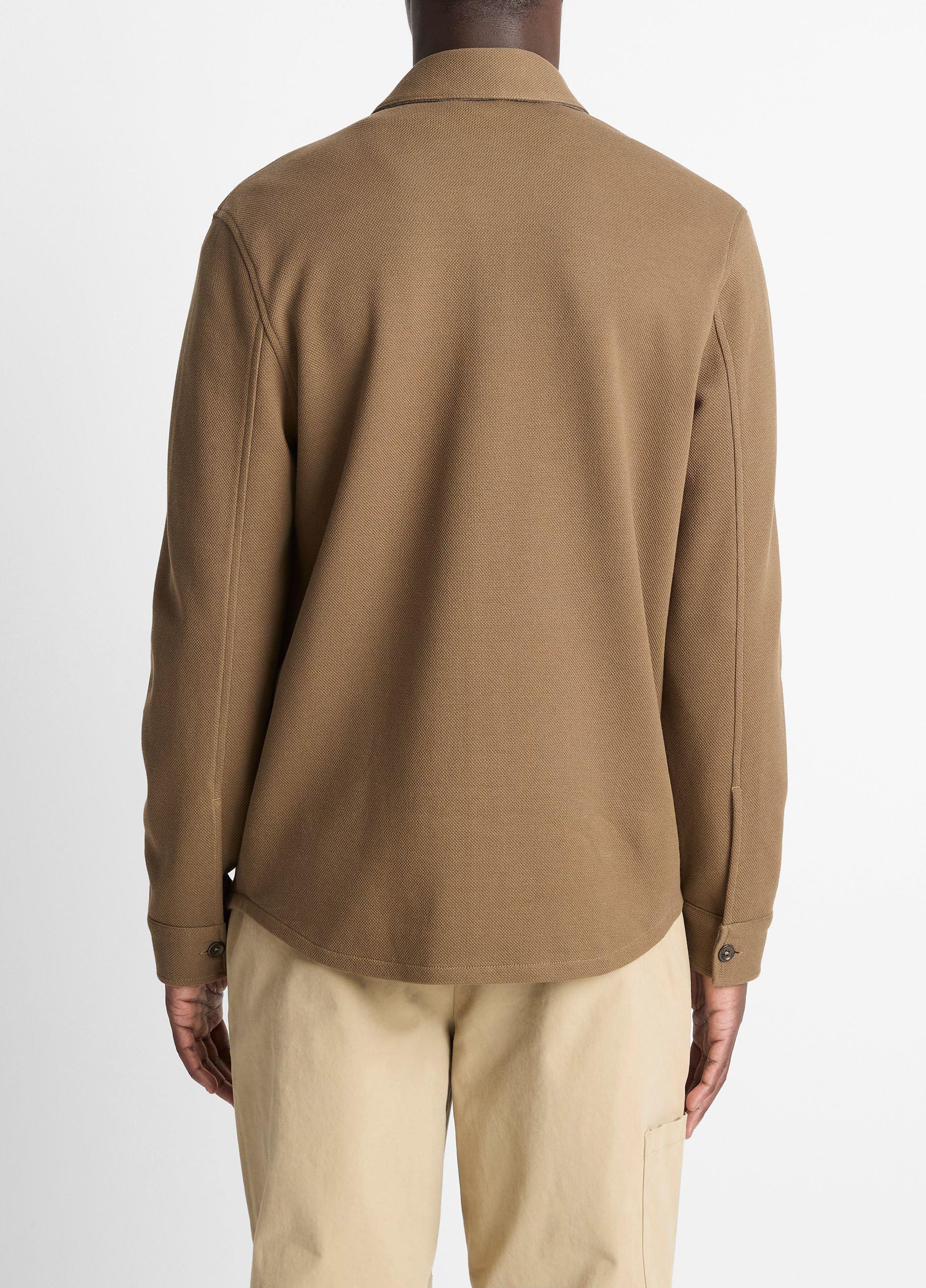 ~40's cotton piqué jacket Men's Paris Piqué Zip-Up Track Jacket - Sweaters