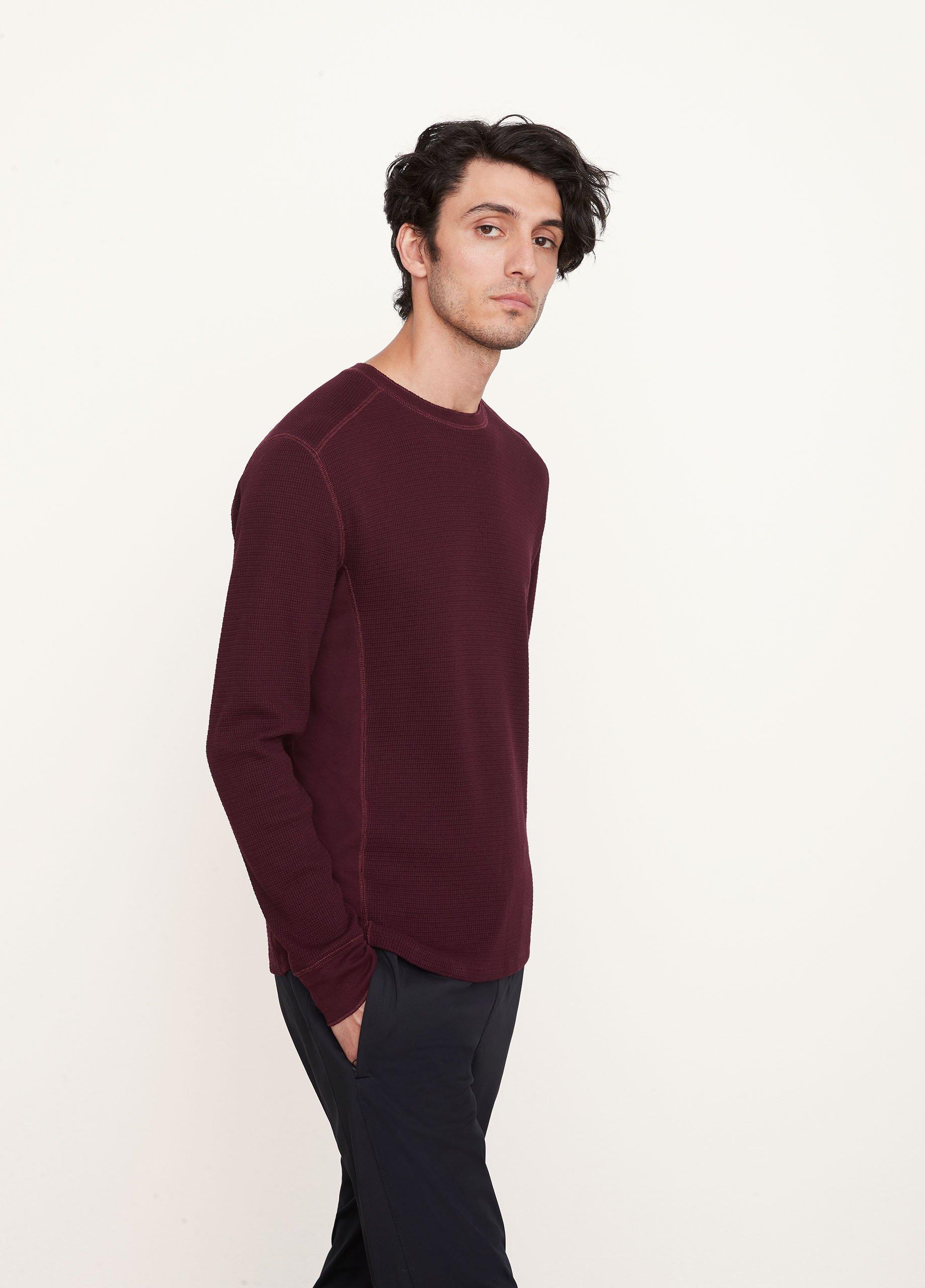 Pima Cotton-Blend Thermal Long-Sleeve T-Shirt image number 2