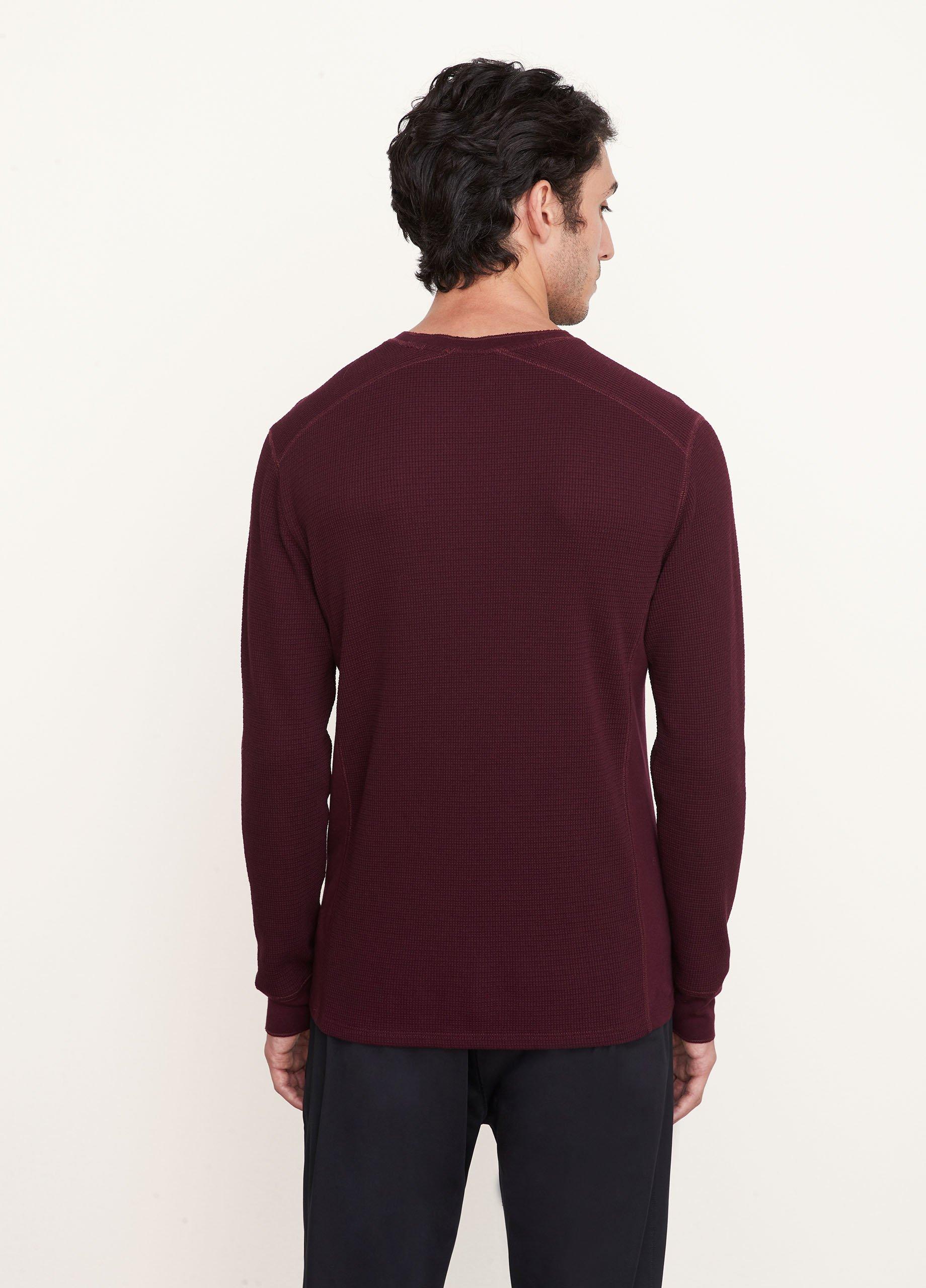 Pima Cotton-Blend Thermal Long-Sleeve T-Shirt image number 3