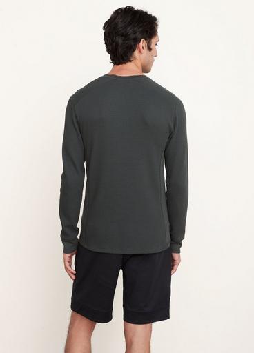 Pima Thermal Long Sleeve Crew Neck T-Shirt image number 3