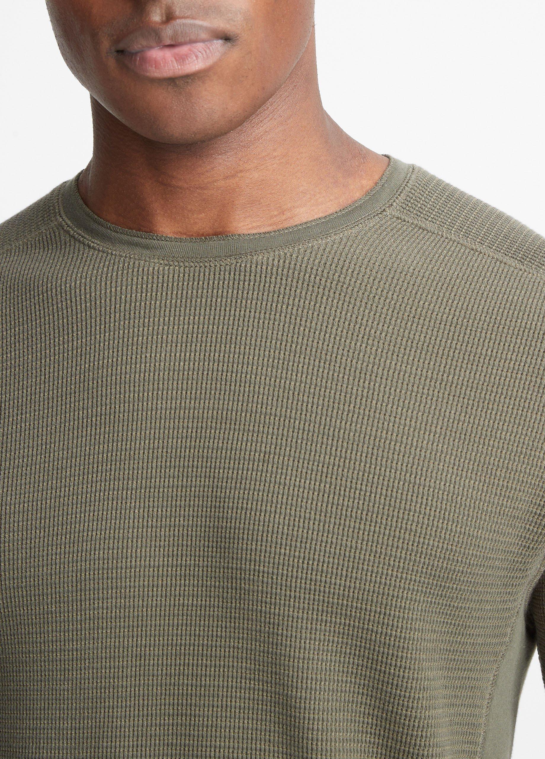 Thermal Long-Sleeve Crew Neck T-Shirt in Tees & Hoodies