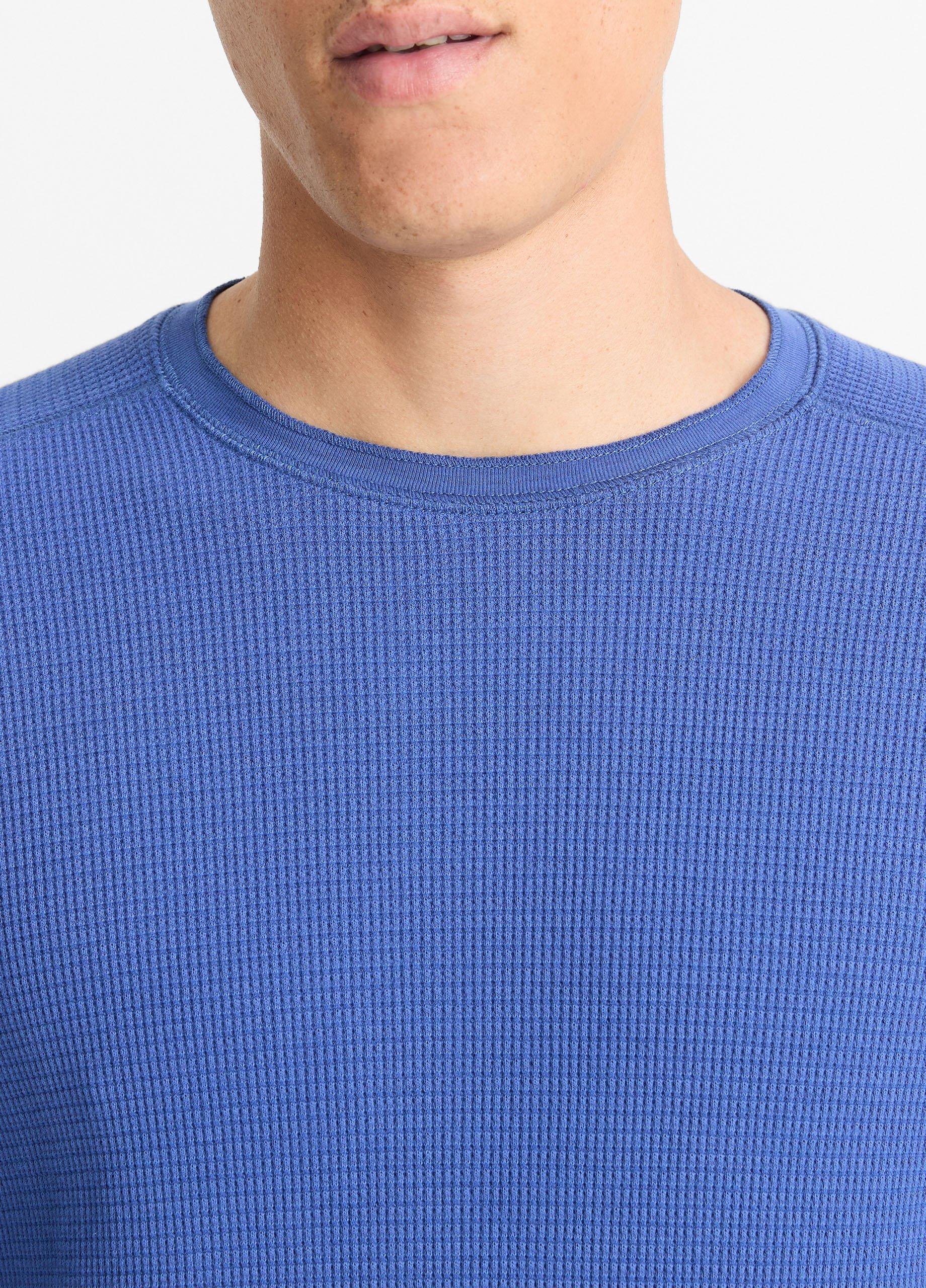 Pima Cotton-Blend Thermal Long-Sleeve T-Shirt image number 1