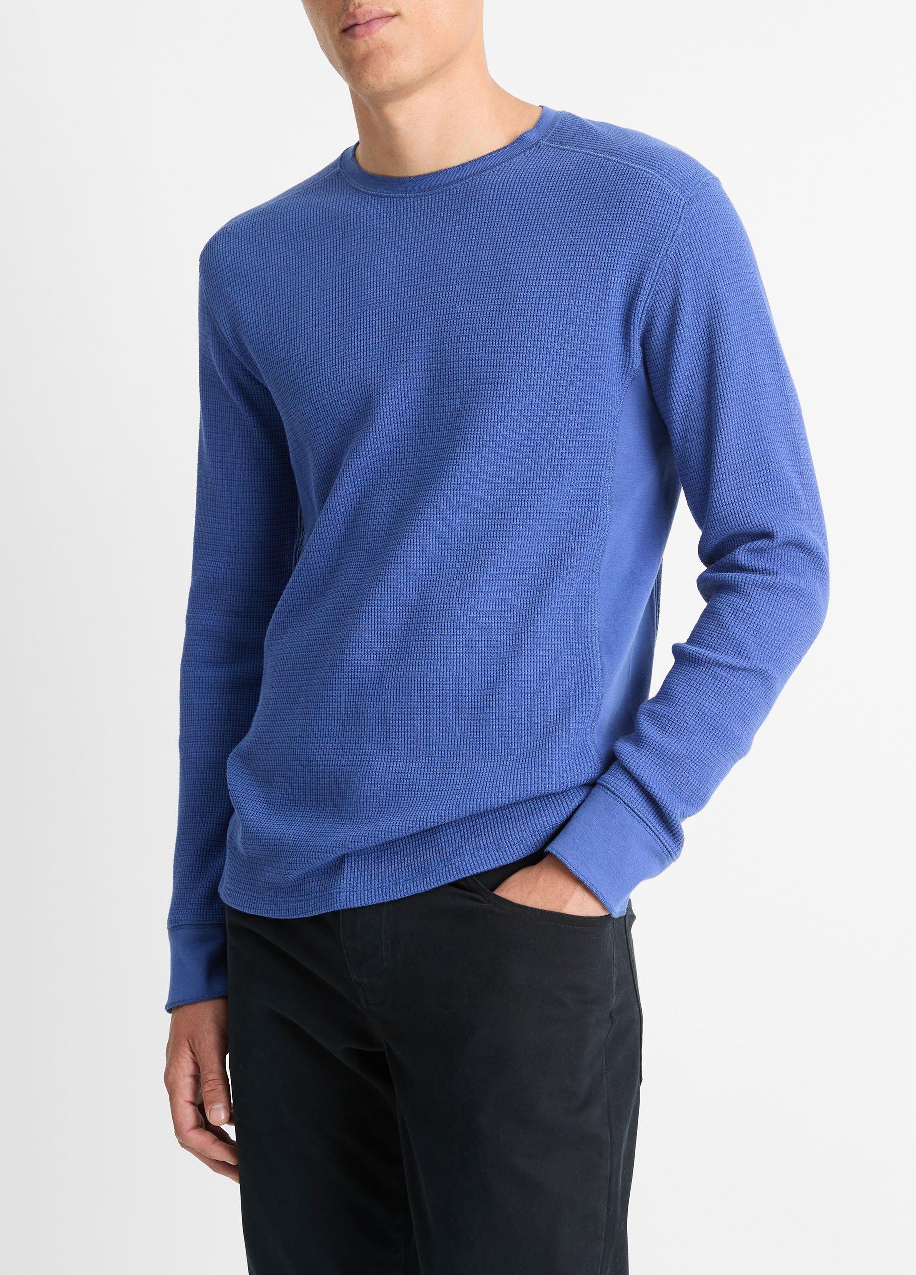 Pima Cotton-Blend Thermal Long-Sleeve T-Shirt image number 2