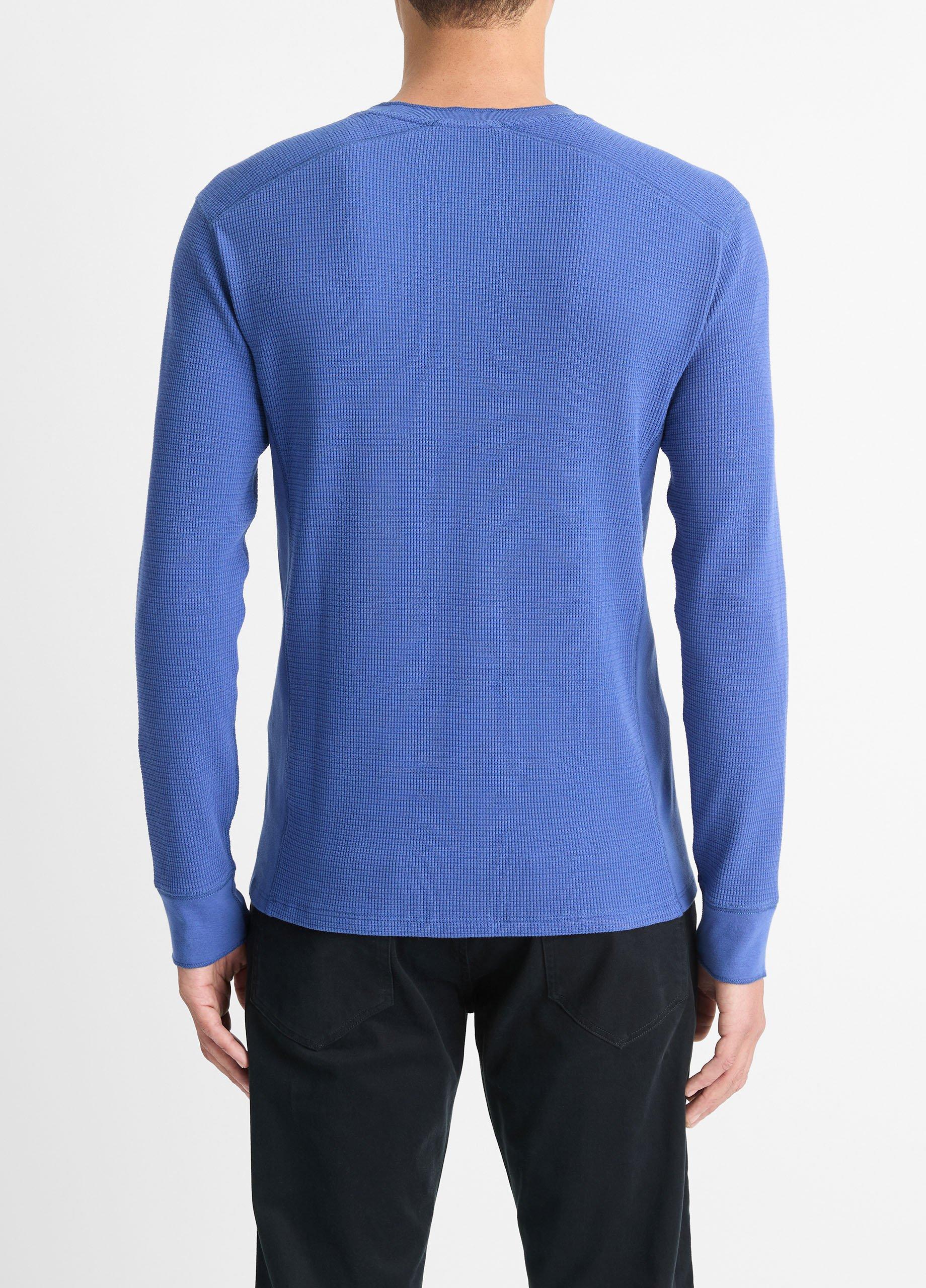 Pima Cotton-Blend Thermal Long-Sleeve T-Shirt image number 3