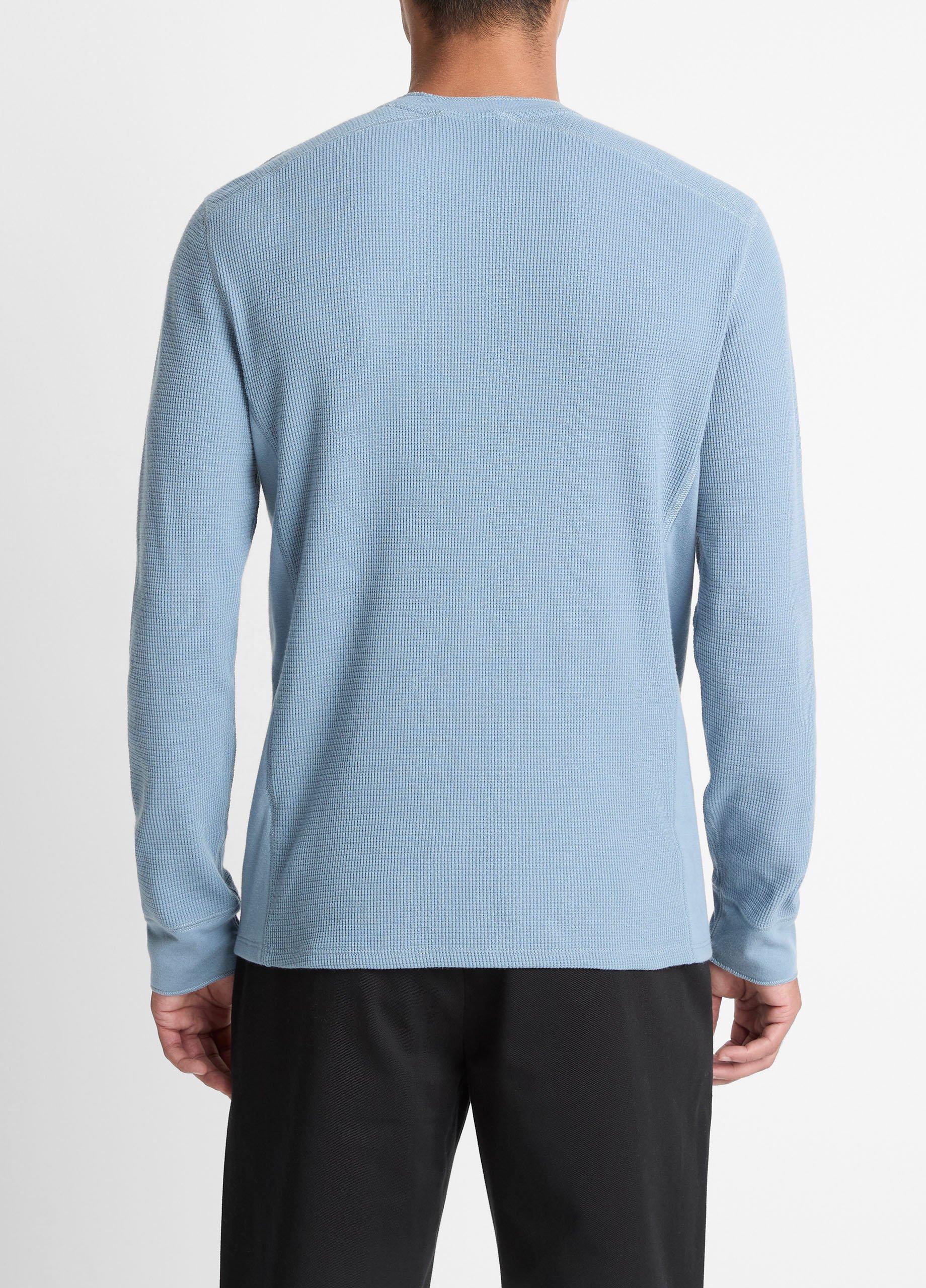 Pima Cotton-Blend Thermal Long-Sleeve T-Shirt image number 2