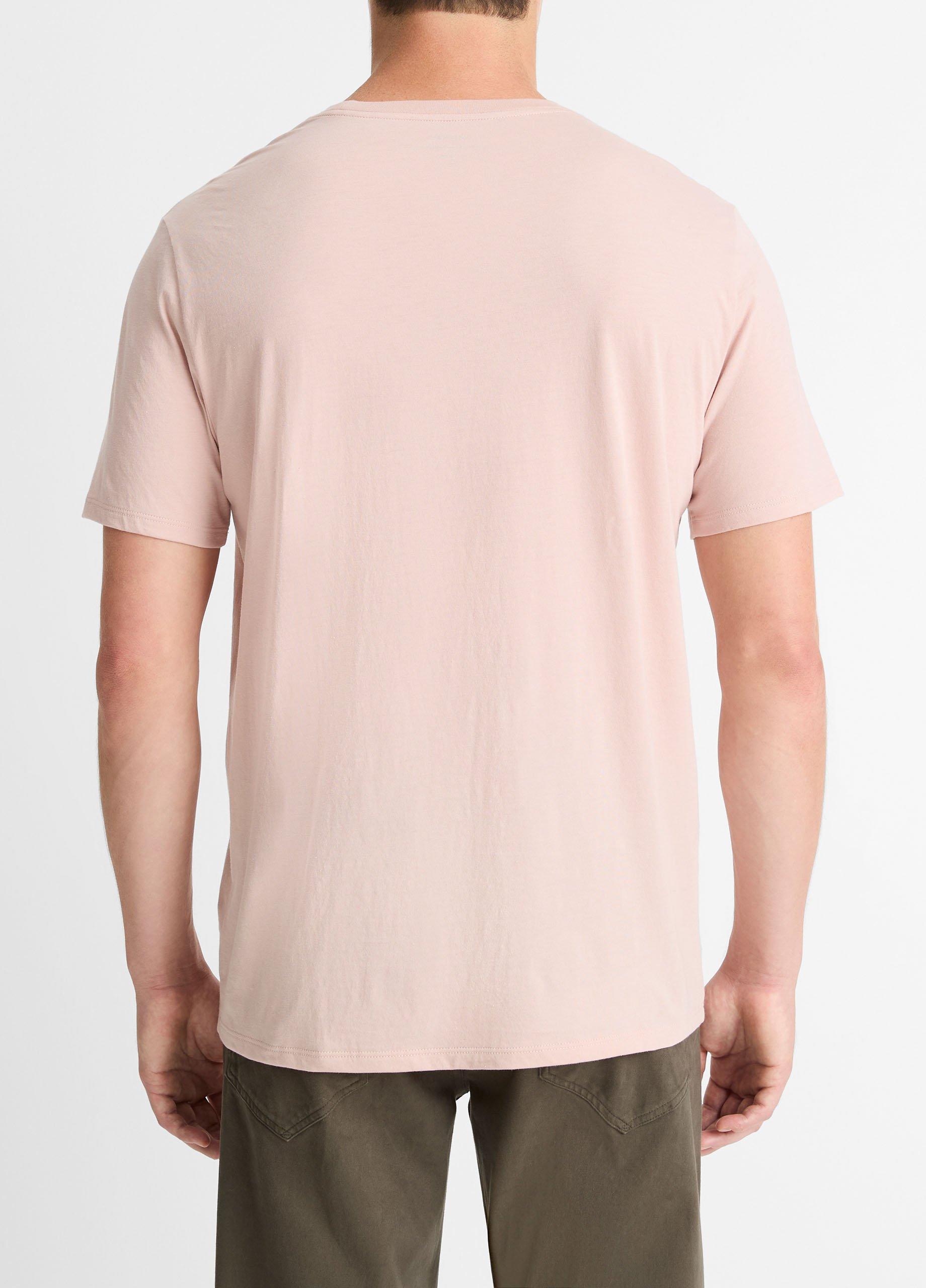 Pima Cotton Crew Neck T-Shirt in Long Sleeve | Vince