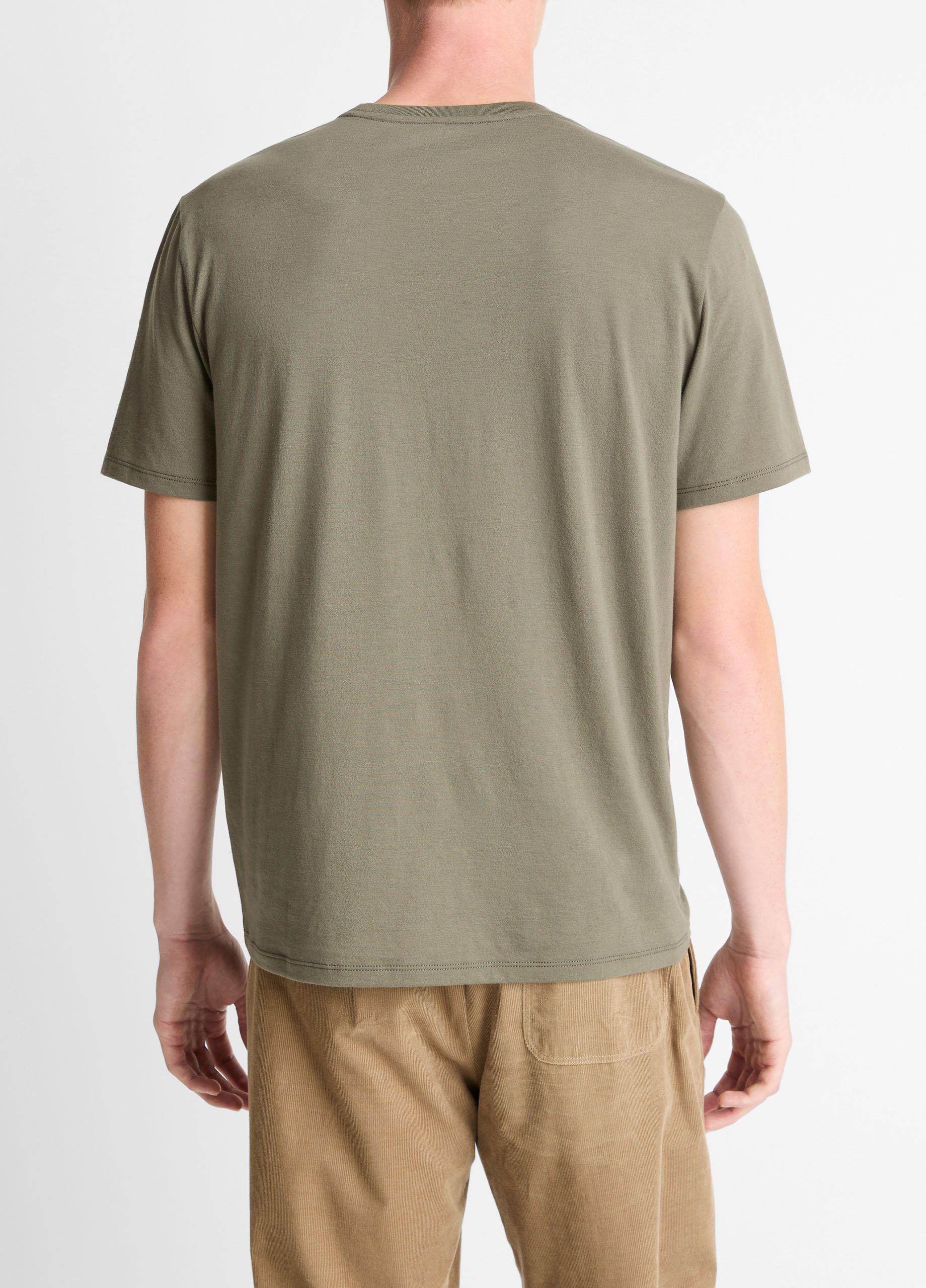 Pima Cotton Crew Neck T-Shirt image number 2