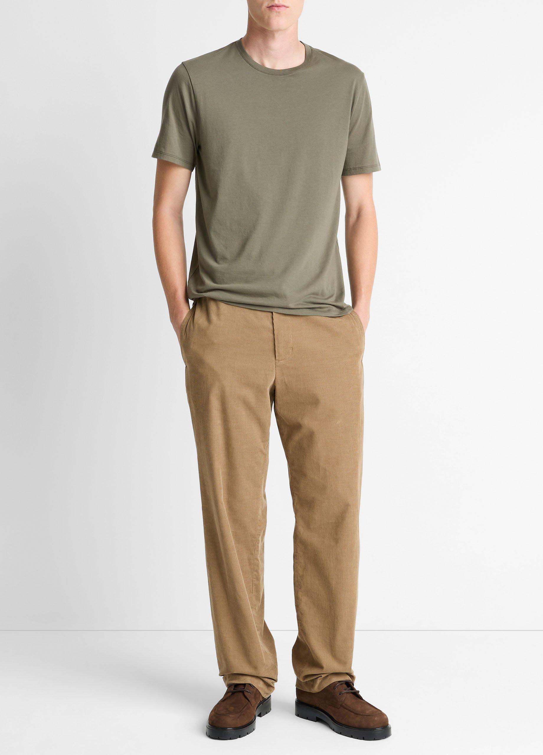 Pima Cotton Crew Neck T-Shirt image number 3