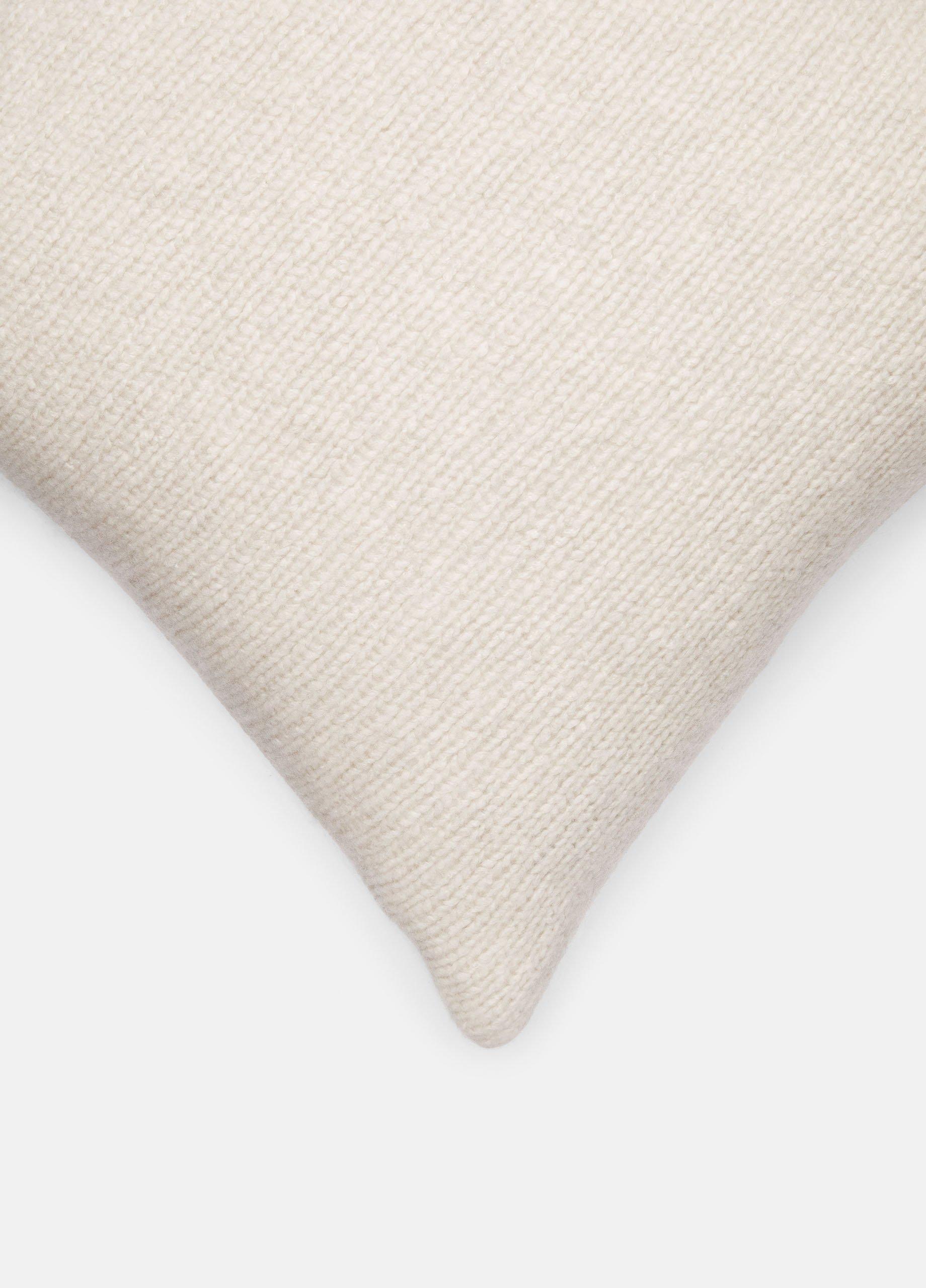 Wool and Cashmere Cardigan-Stitch Pillow image number 1