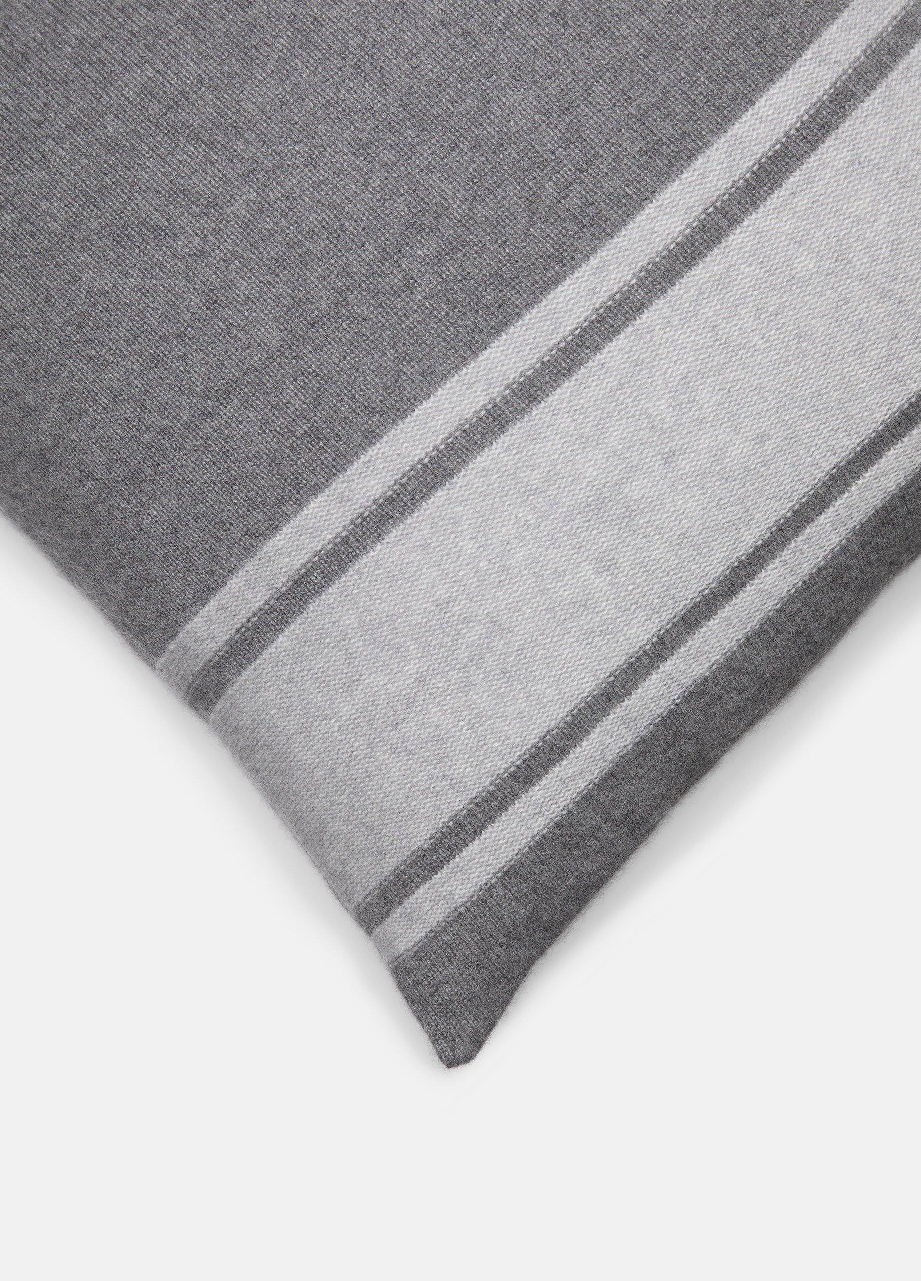 Cashmere Jersey Stripe Pillow image number 1
