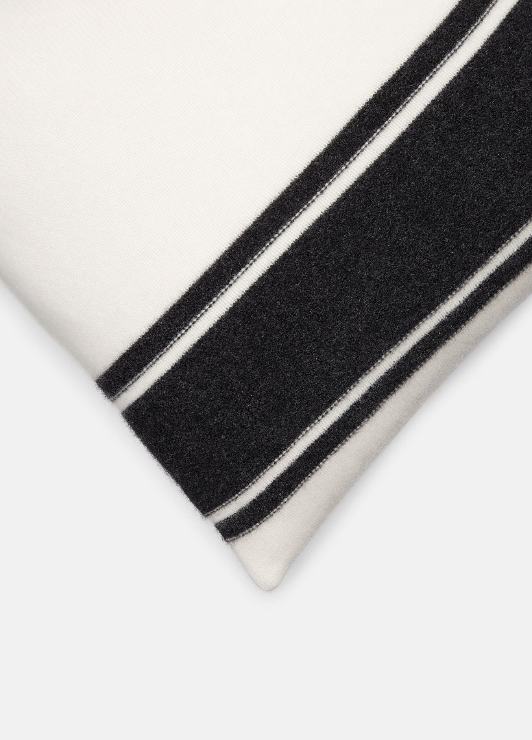 Cashmere Jersey Stripe Pillow image number 1