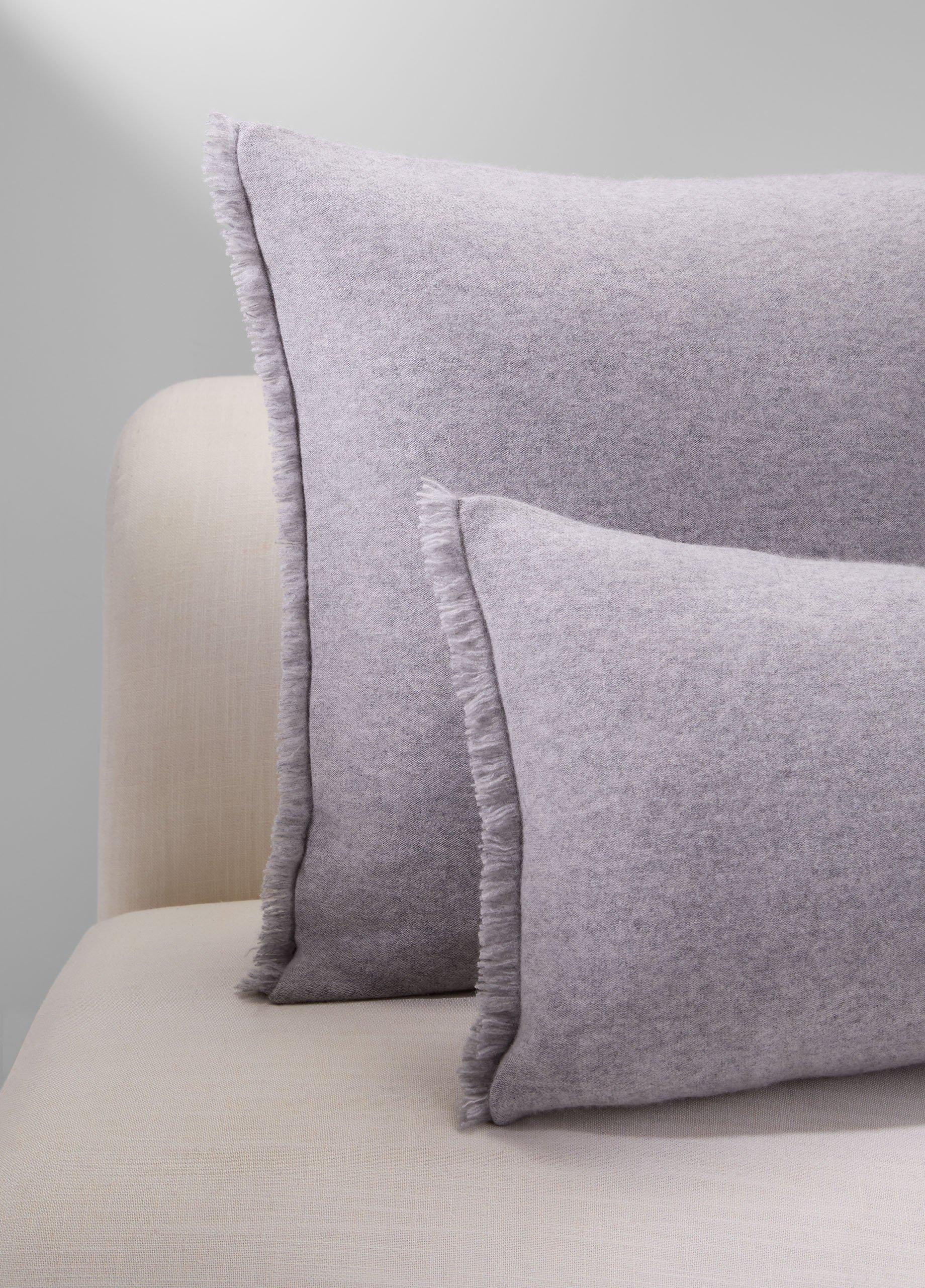 Cashmere Reverse Jersey Rectangle Pillow image number 3