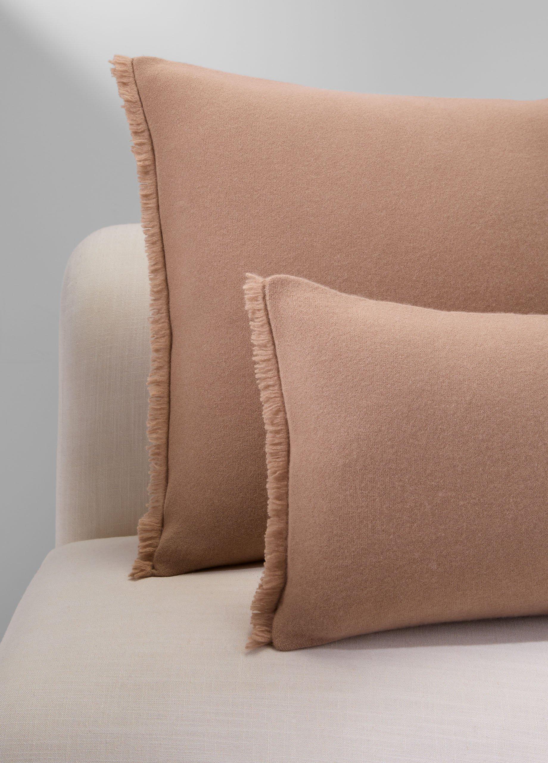 Cashmere Reverse Jersey Rectangle Pillow image number 3