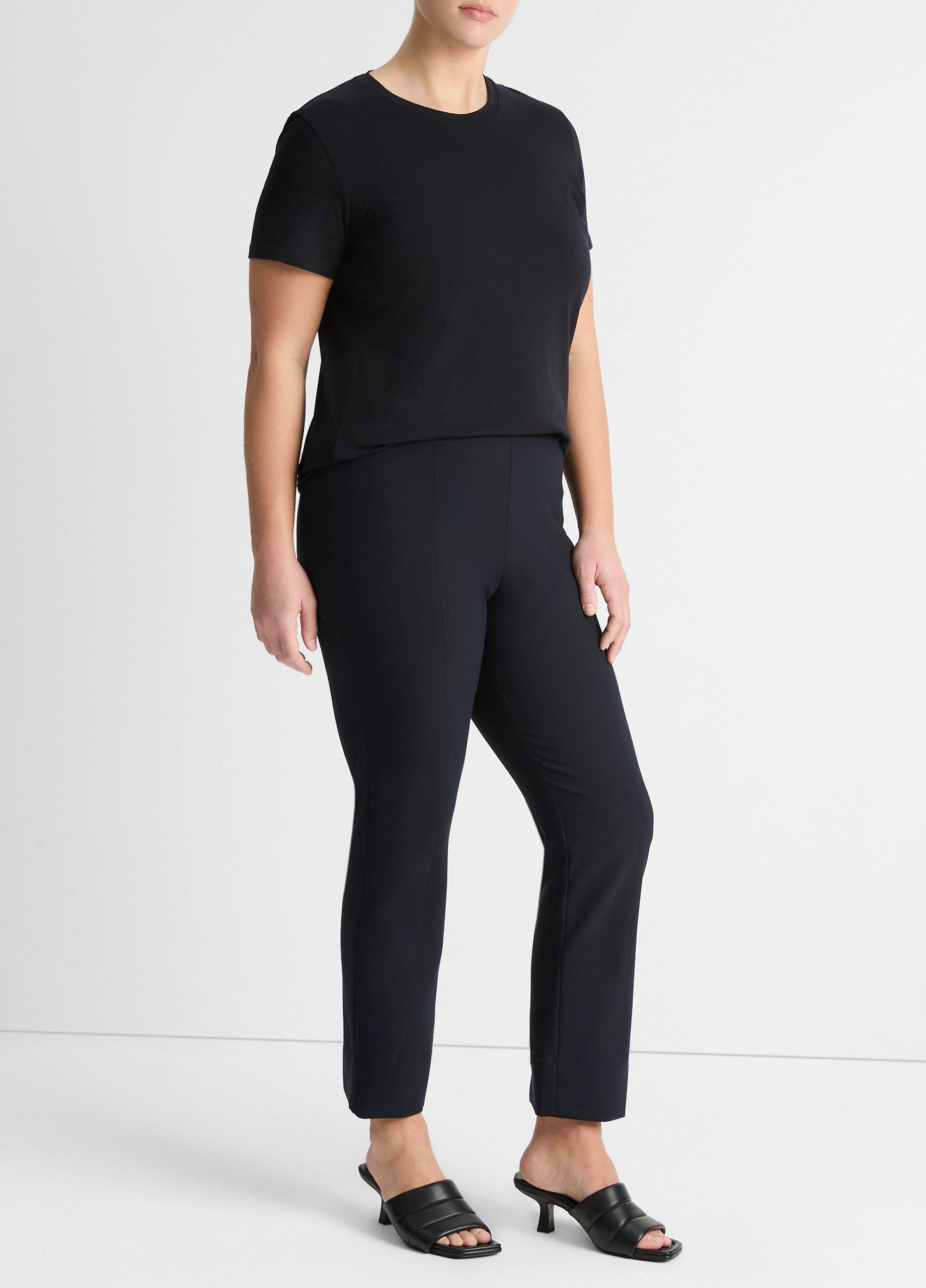 Vince - Coffee High-Rise Stitch Front Seam Legging