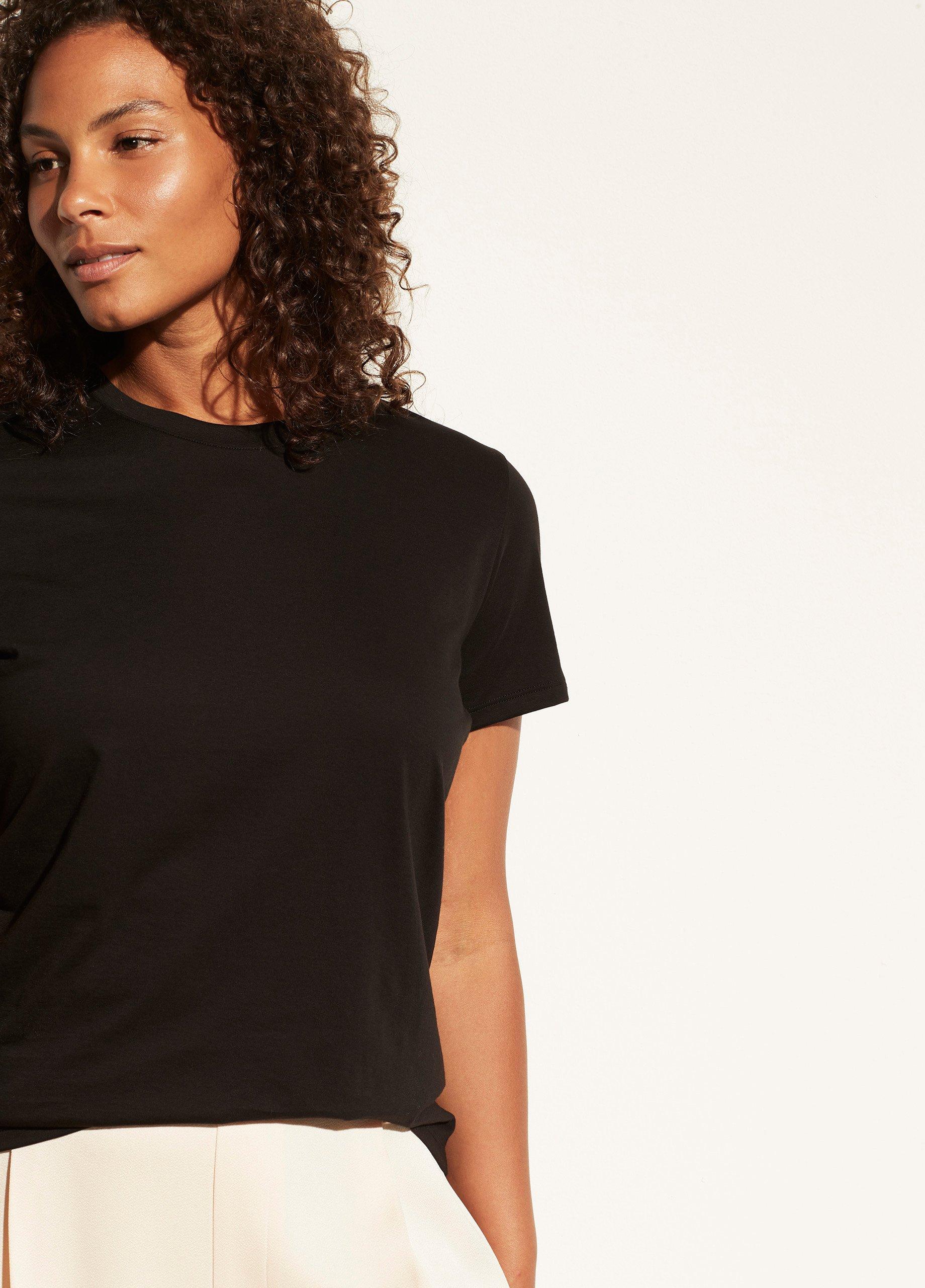 Essential Pima Cotton Crew Neck T-Shirt image number 1