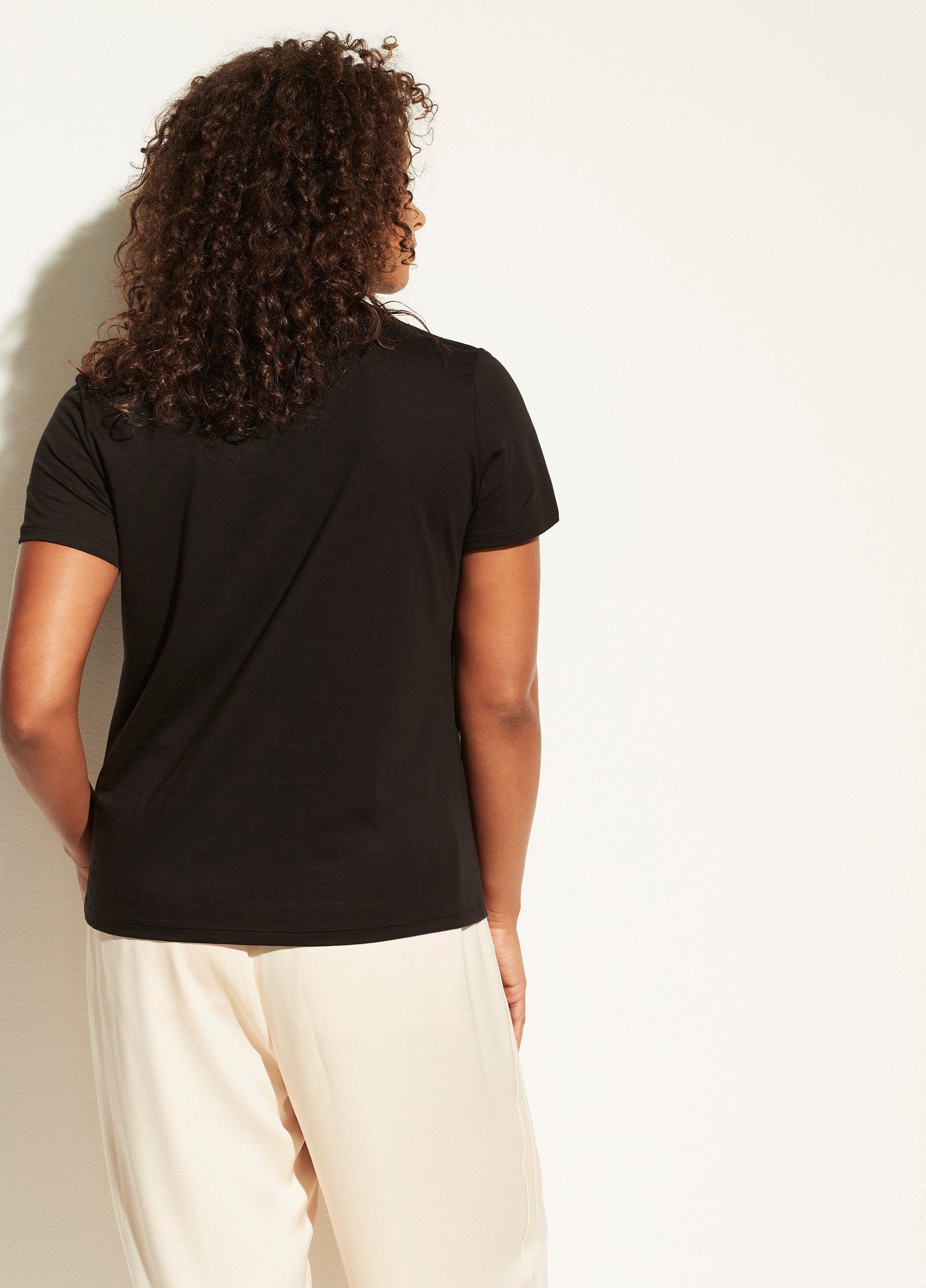 Essential Pima Cotton Crew Neck T-Shirt image number 3