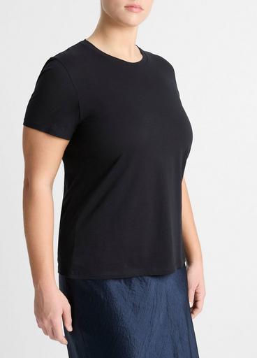 Essential Pima Cotton Crew Neck T-Shirt image number 2