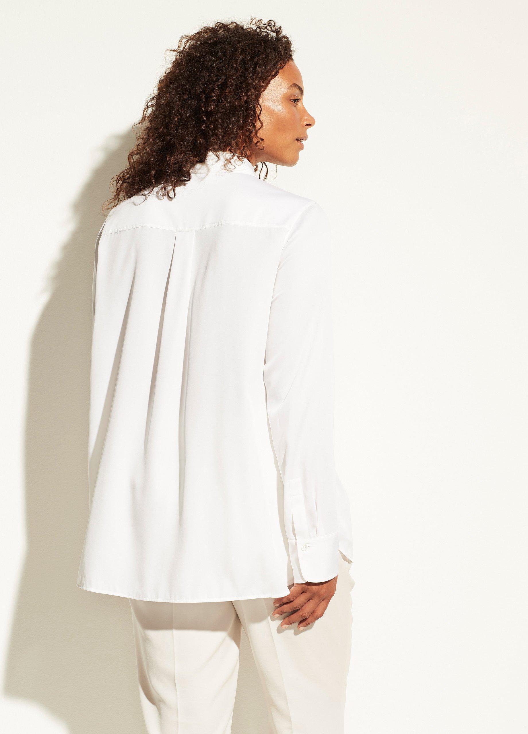 Fitted Stretch-Silk Blouse image number 2