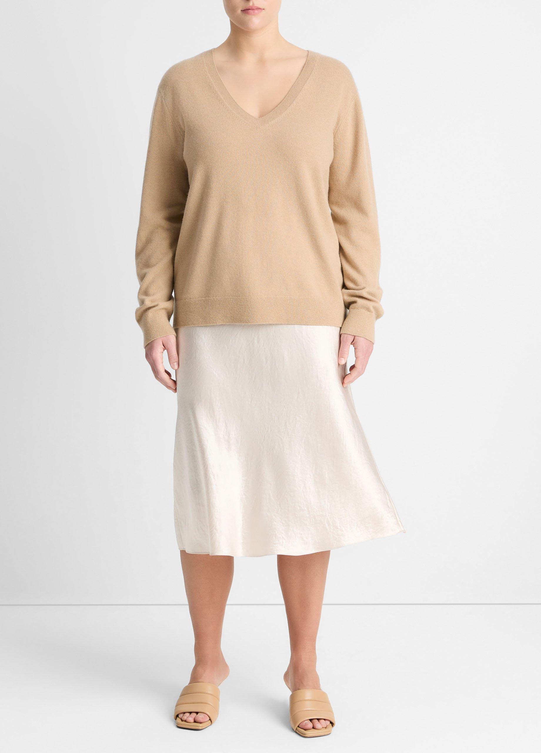 Cashmere Weekend V-Neck Sweater in V-Neck