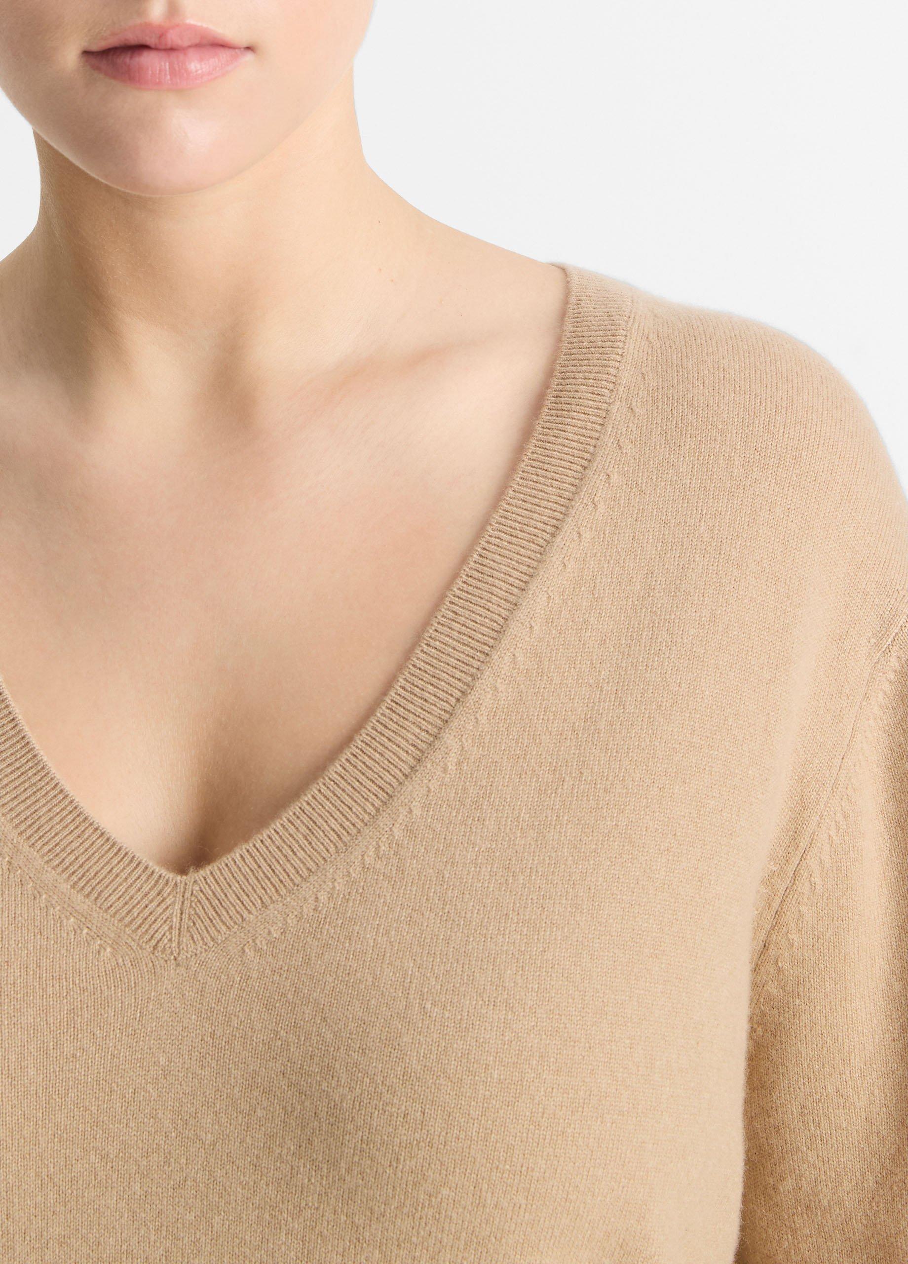 Cashmere Weekend V-Neck Sweater in V-Neck