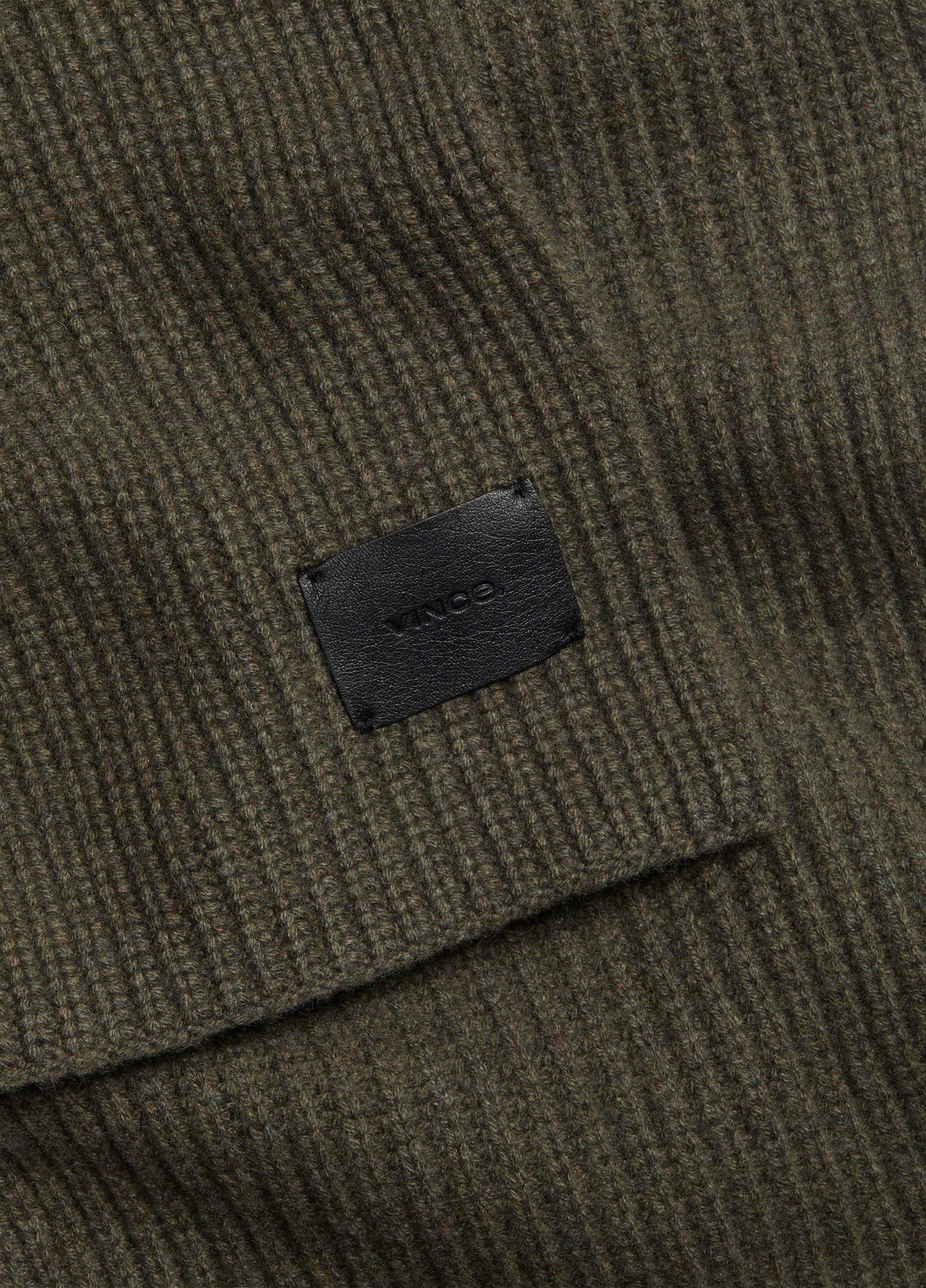 Cashmere Shaker-Stitch Scarf image number 1