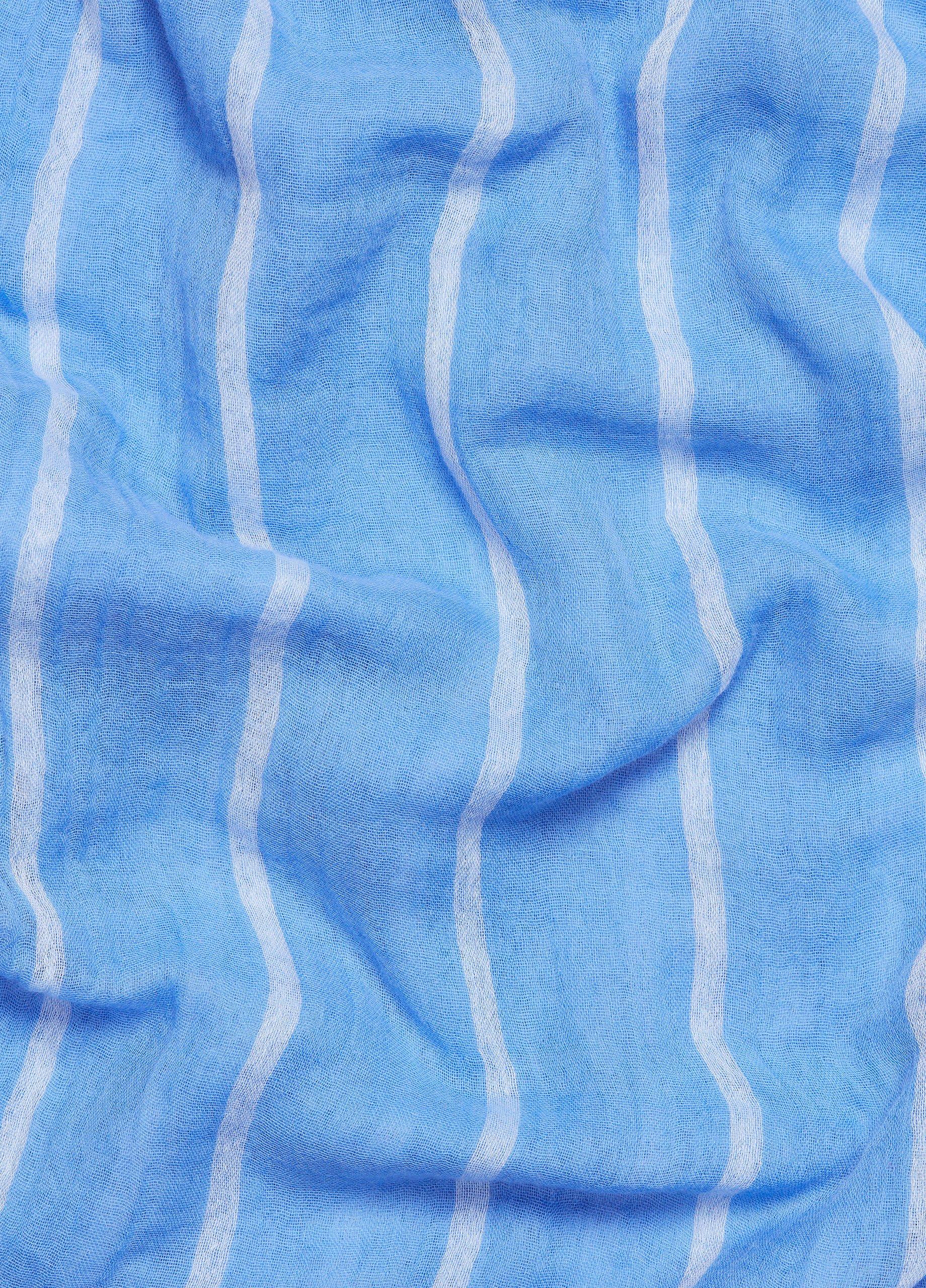 Cotton Gauze Awning Stripe Scarf image number 1