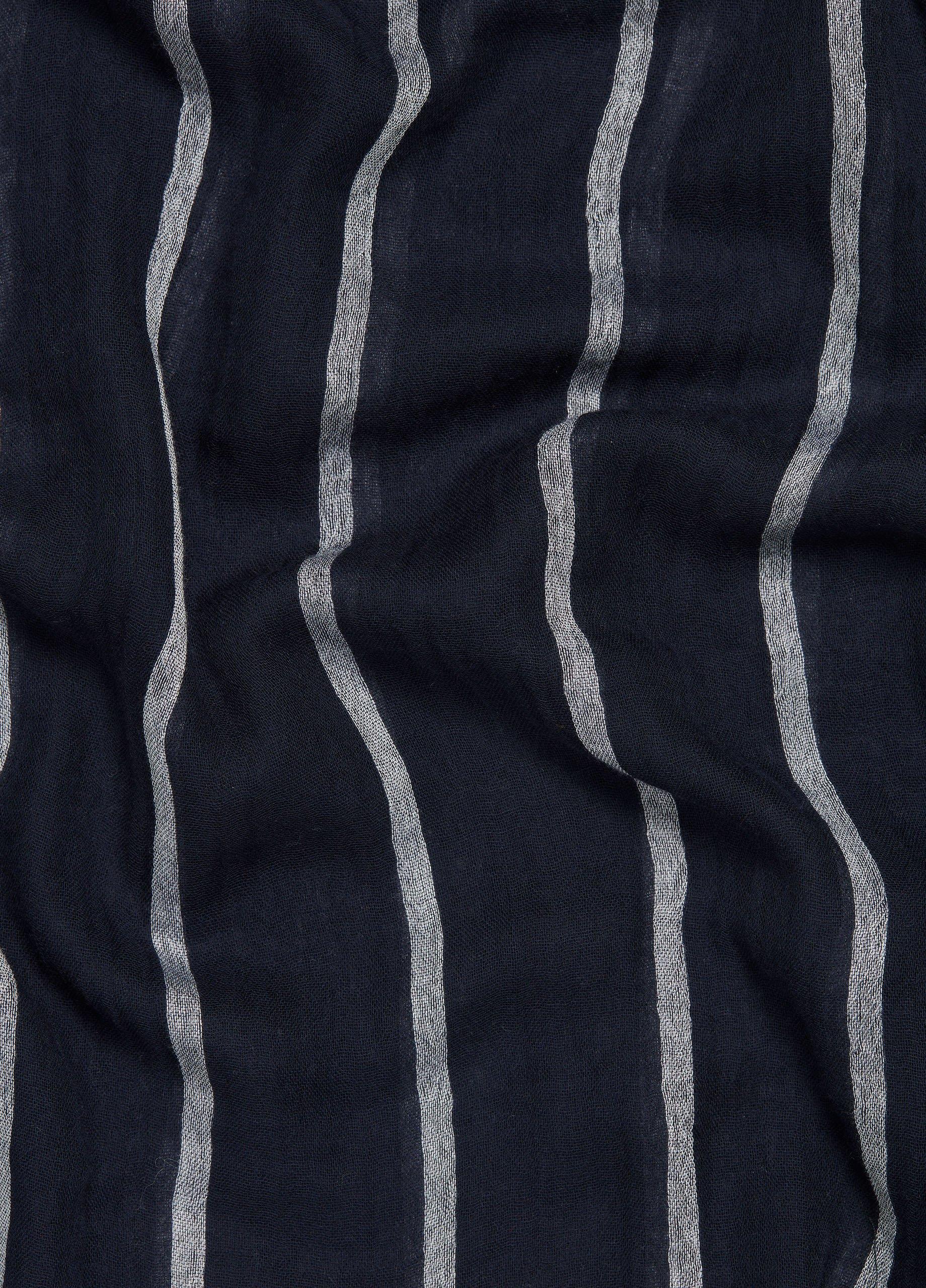 Cotton Gauze Awning Stripe Scarf image number 1