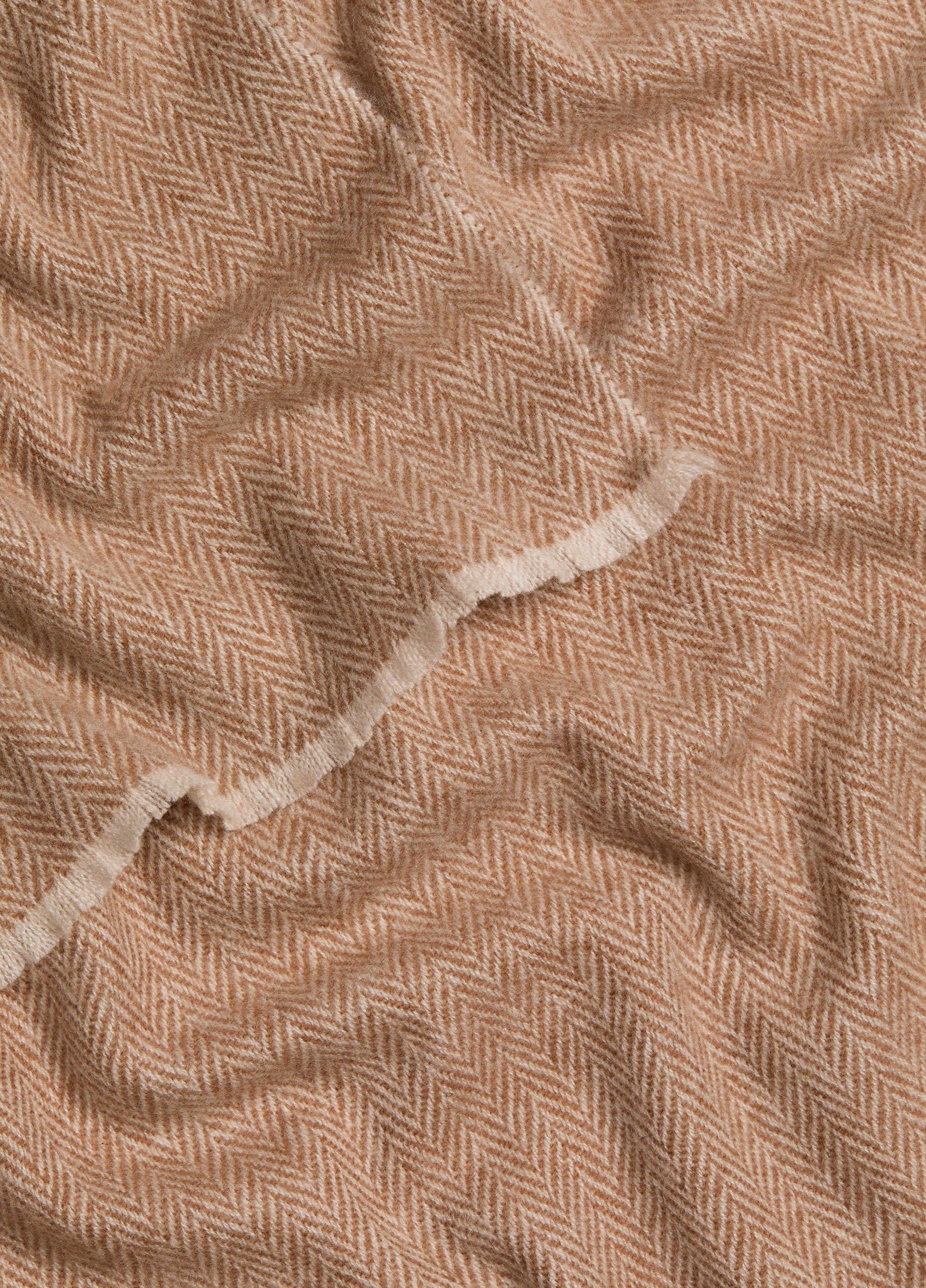 Herringbone Cashmere Scarf image number 1
