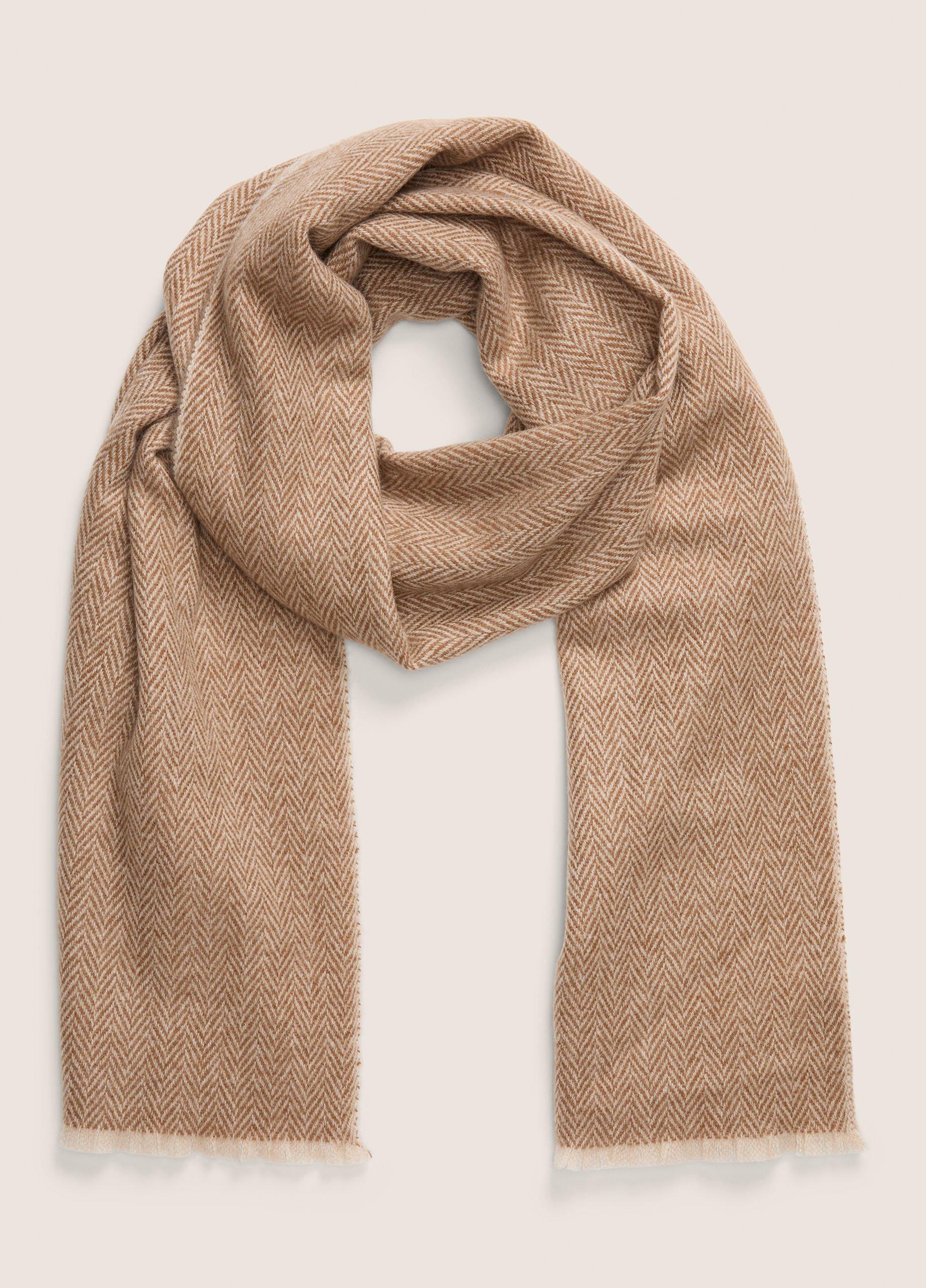 Herringbone Cashmere Scarf image number 0