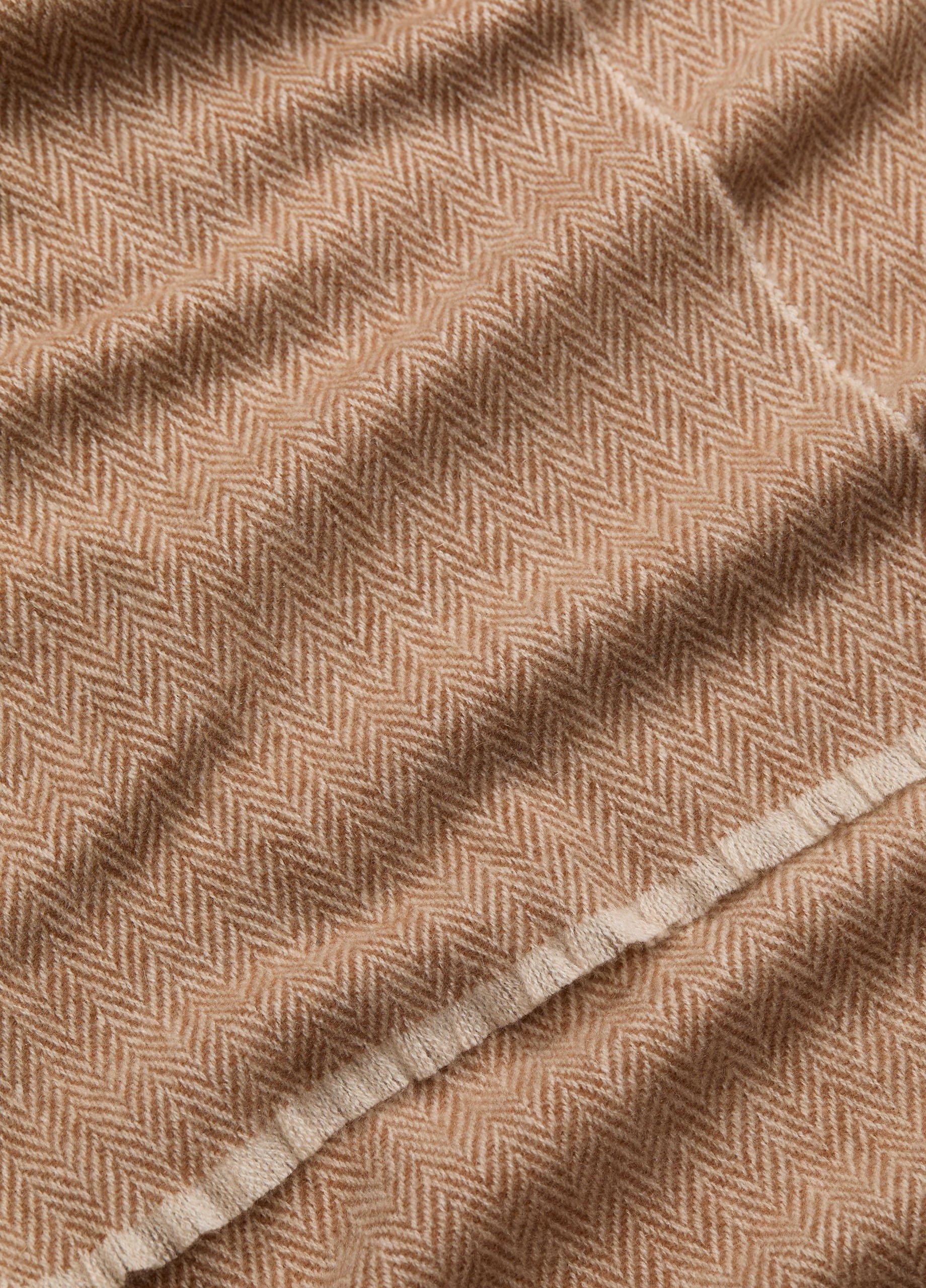 Herringbone Cashmere Scarf image number 1