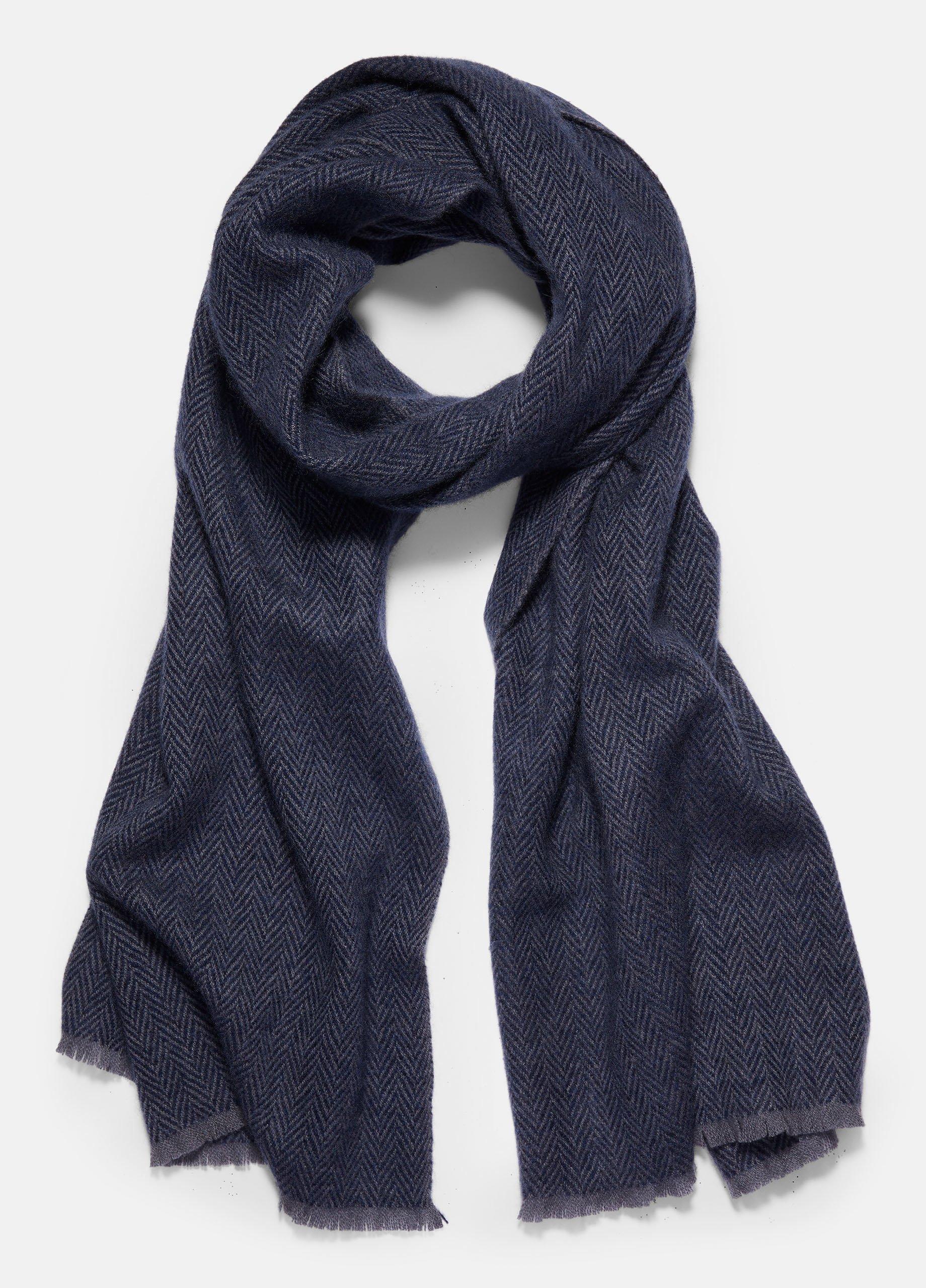 Herringbone Cashmere Scarf in Scarves & Hats | Vince