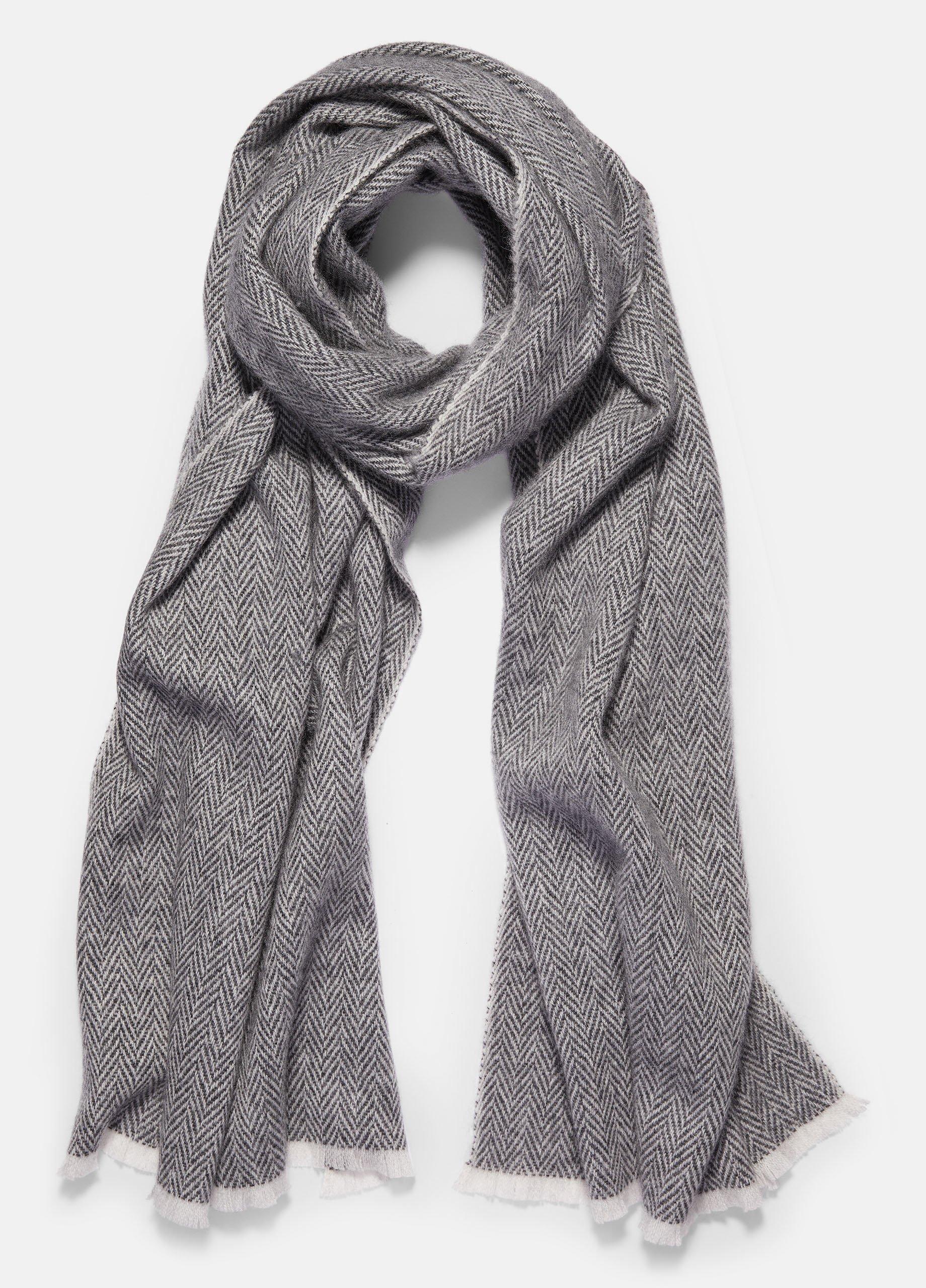 Herringbone Cashmere Scarf image number 0
