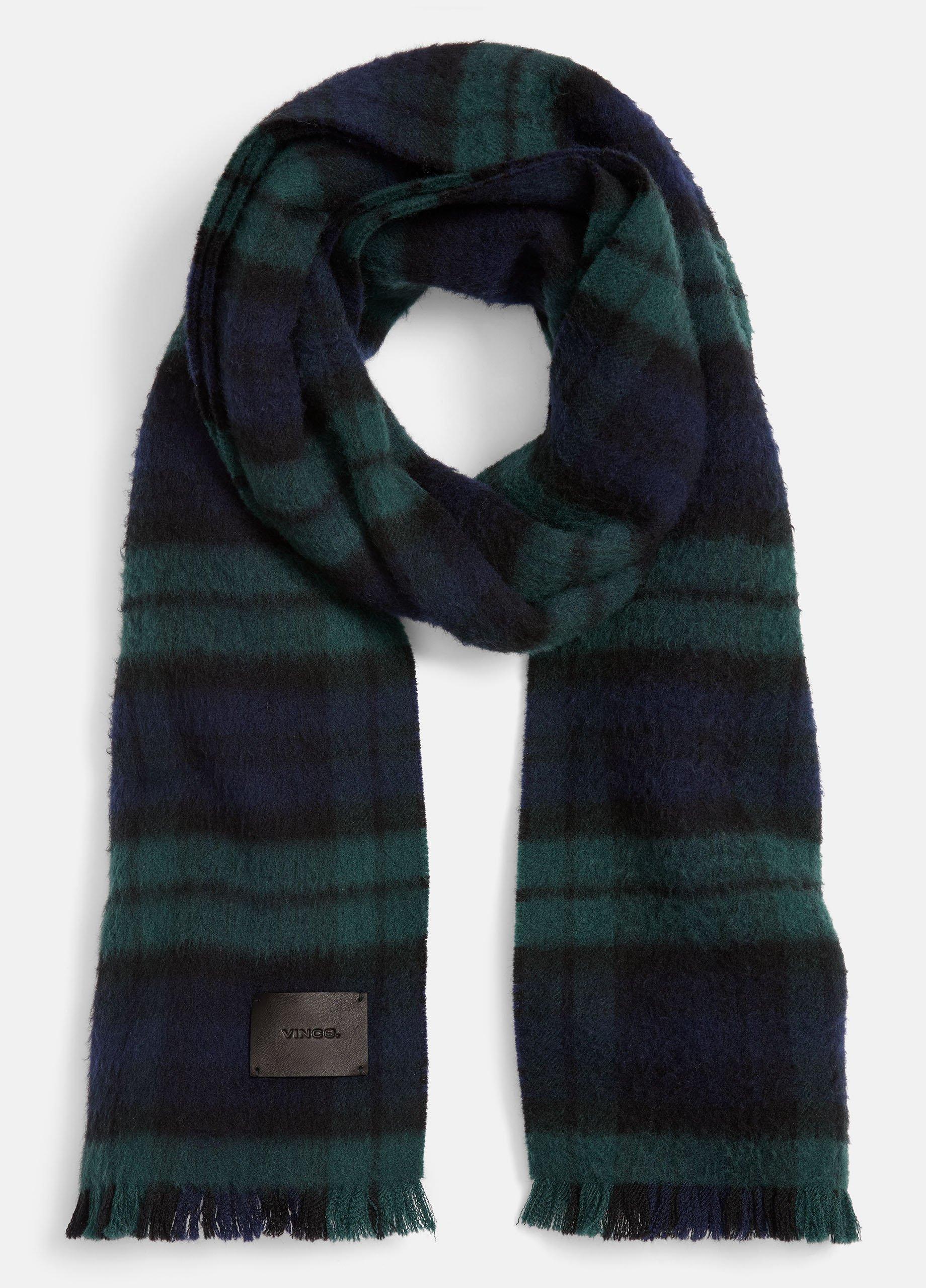 Black Watch Double-Face Merino Wool Scarf image number 0