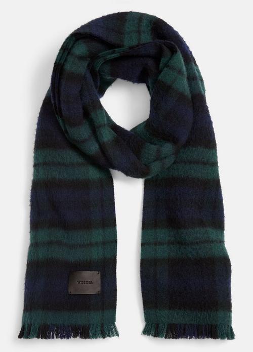 Black Watch Double-Face Merino Wool Scarf