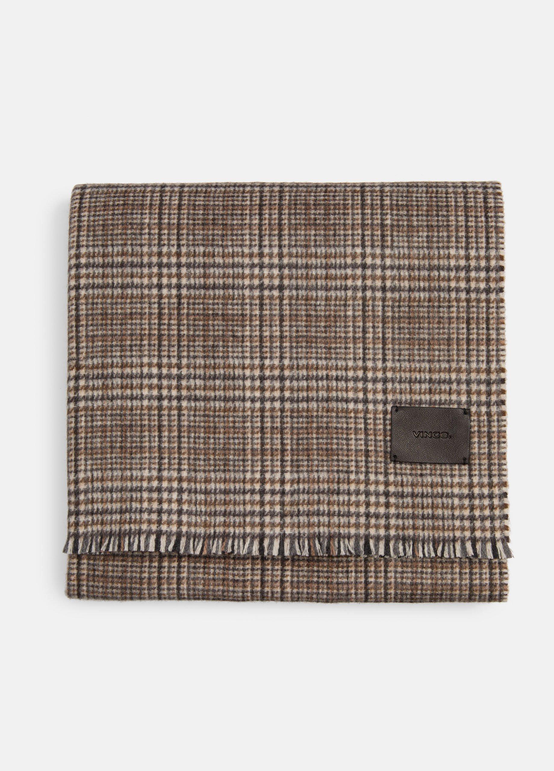 Glen Plaid Double-Face Cashmere Scarf image number 0
