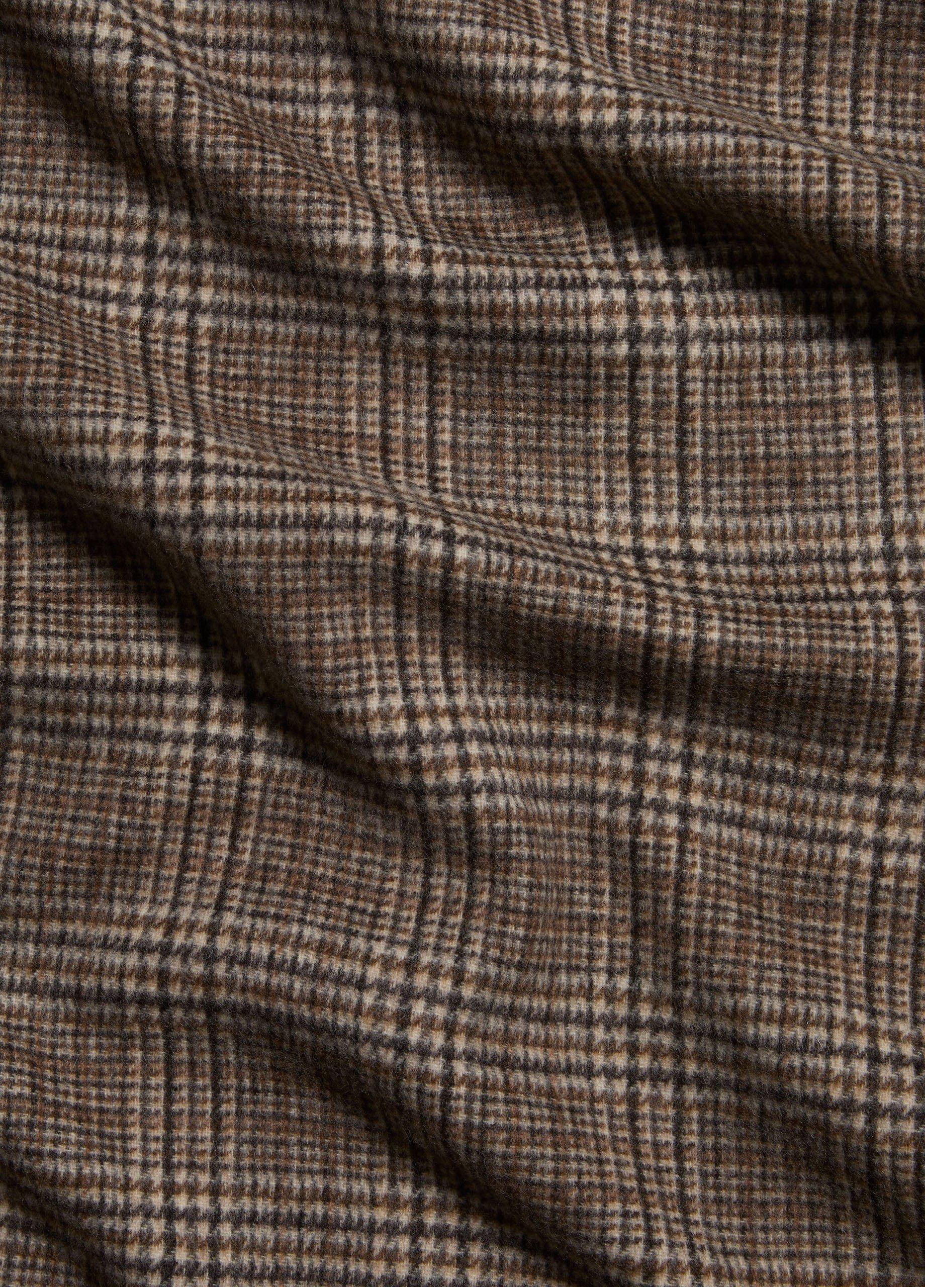 Glen Plaid Double-Face Cashmere Scarf image number 1