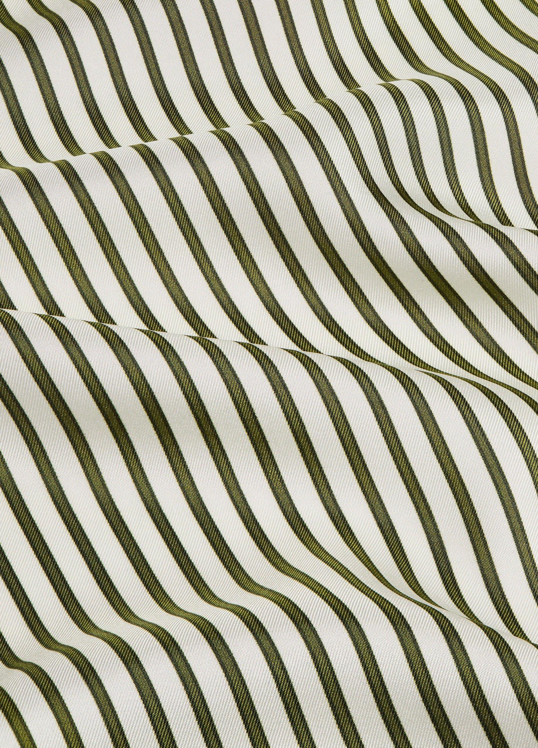 Sowing Stripe Silk Twill Scarf image number 2