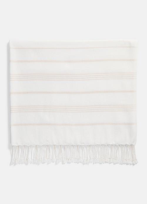 Stripe Cotton-Cashmere Wrap