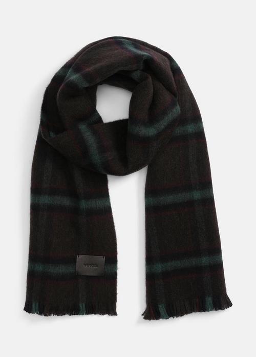 Brushed Holme Plaid Wool Scarf
