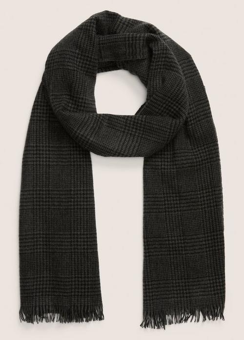 Glen Plaid Cashmere Scarf