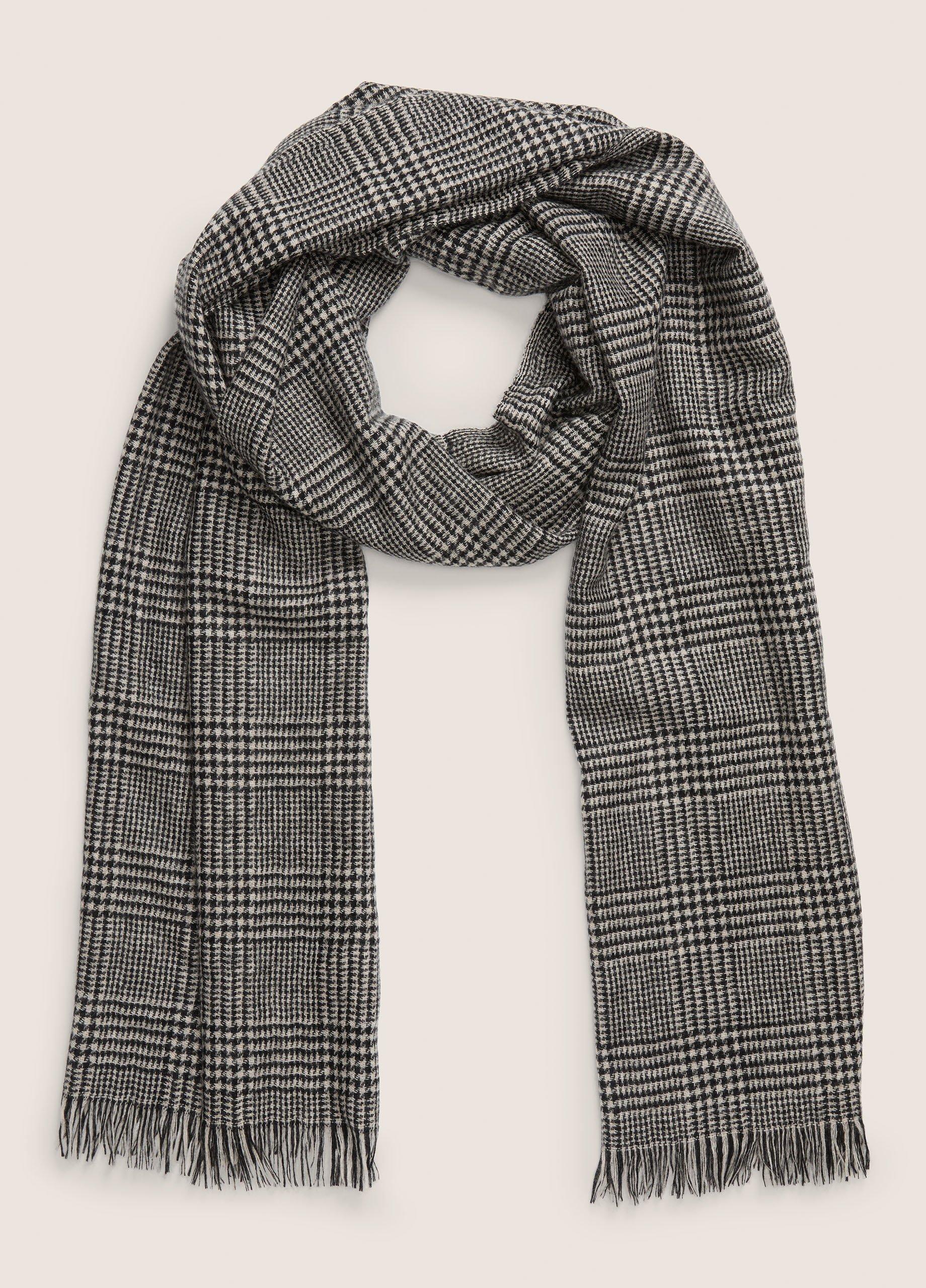 Glen Plaid Cashmere Scarf image number 0