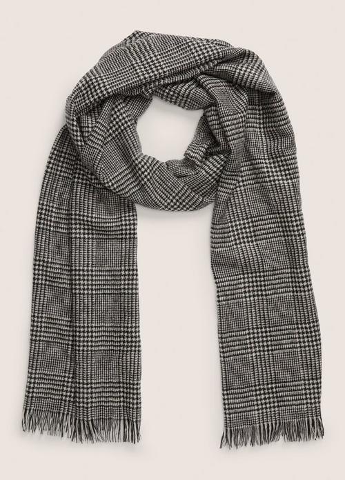 Glen Plaid Cashmere Scarf