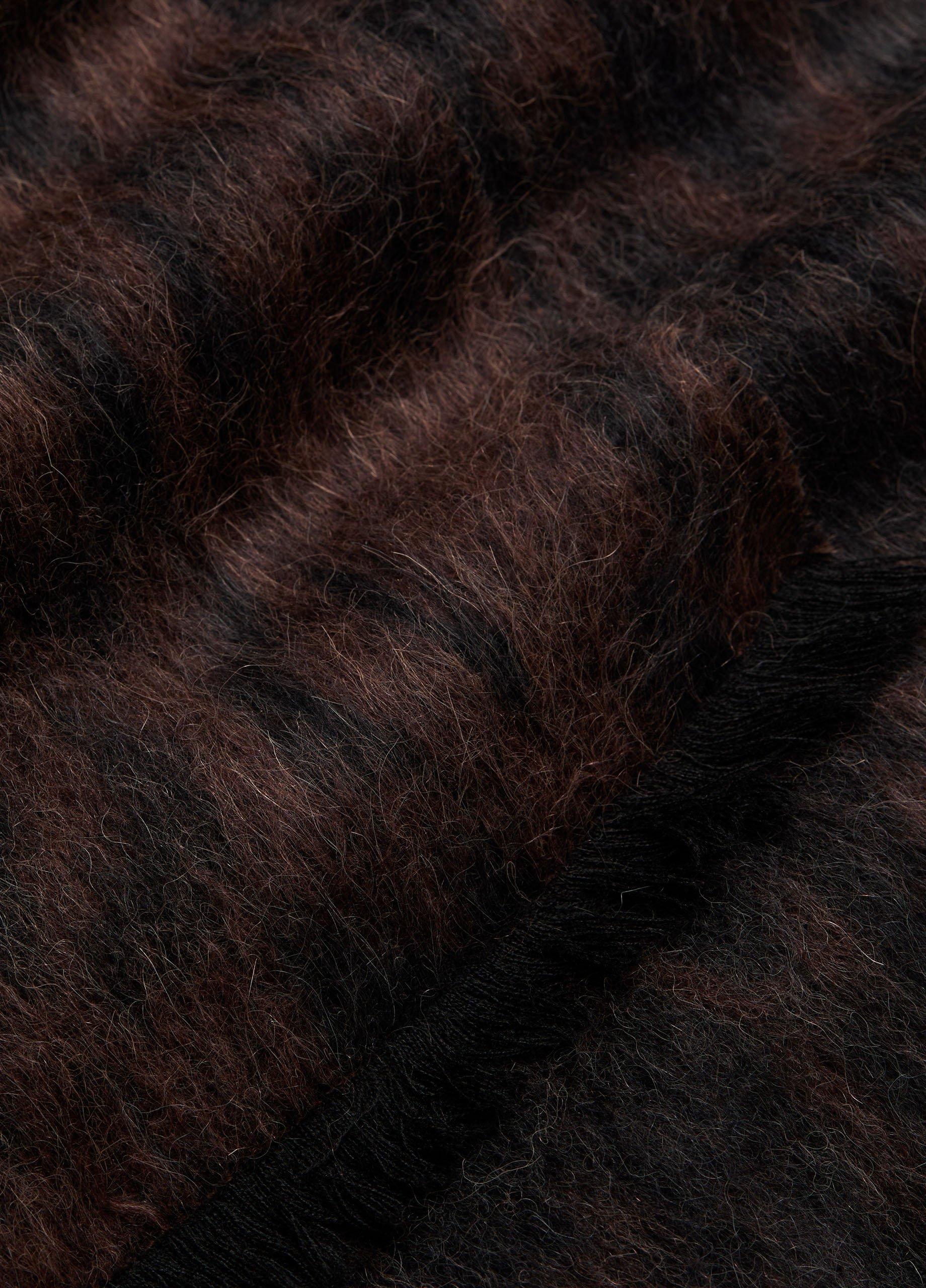 Brushed Spotted Wool-Blend Jacquard Scarf image number 1