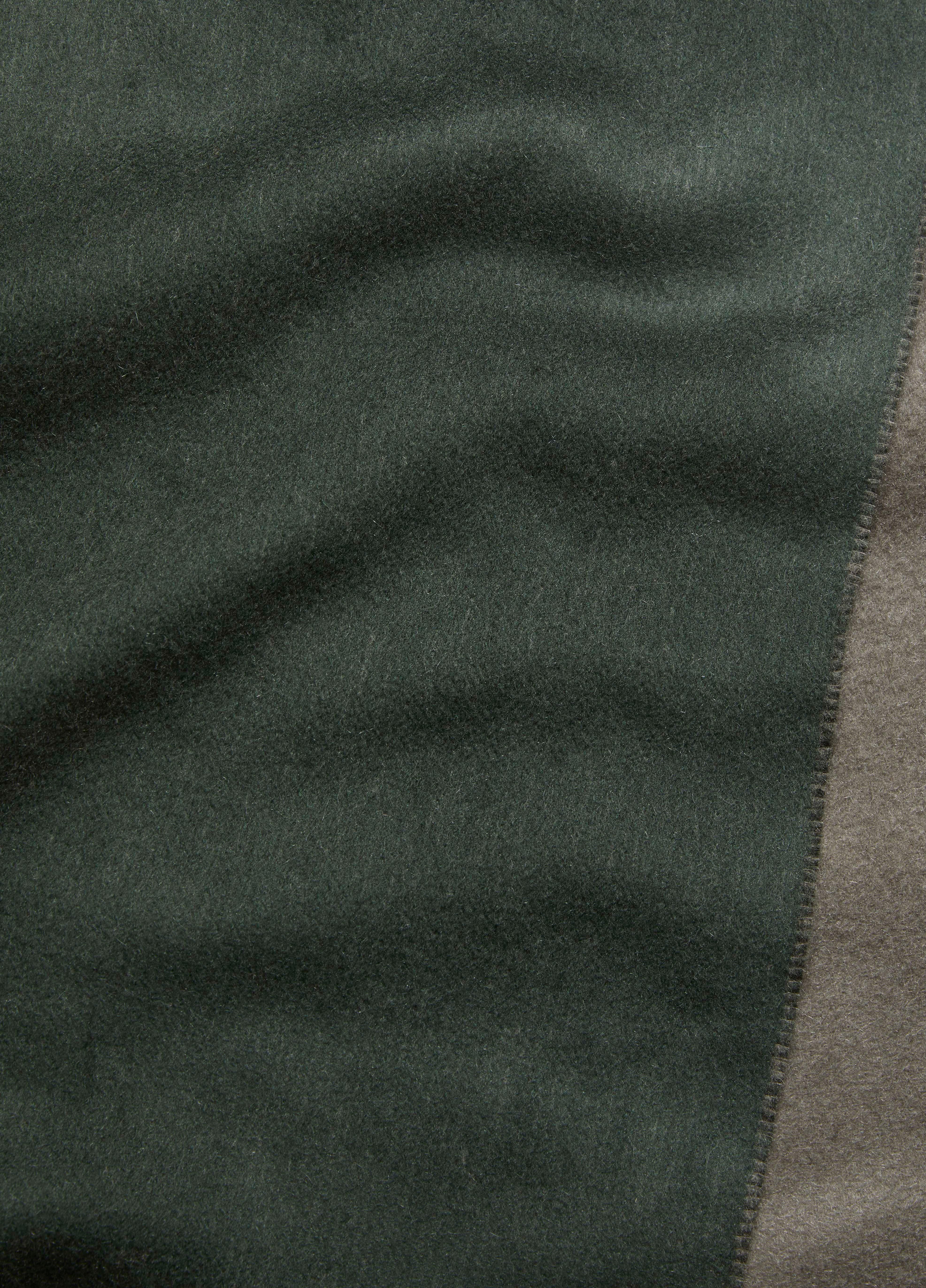 Double Face Cashmere Contrast Color Scarf image number 1