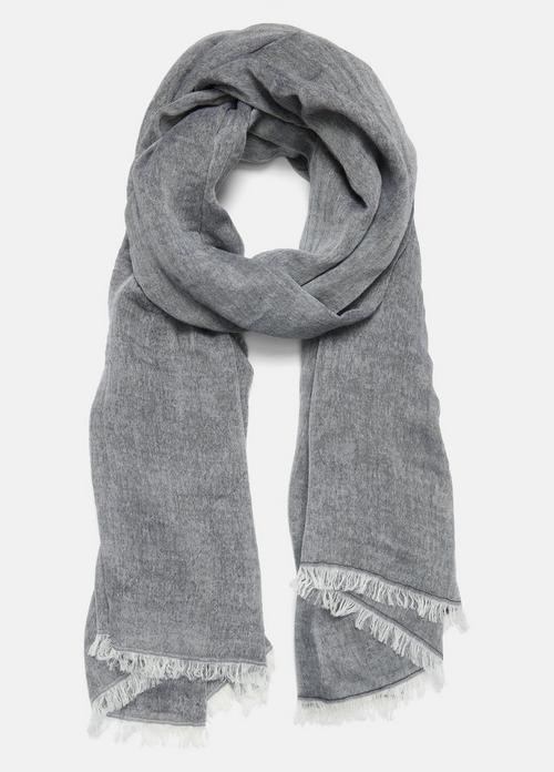 Cotton Gauze Bi-Color Scarf