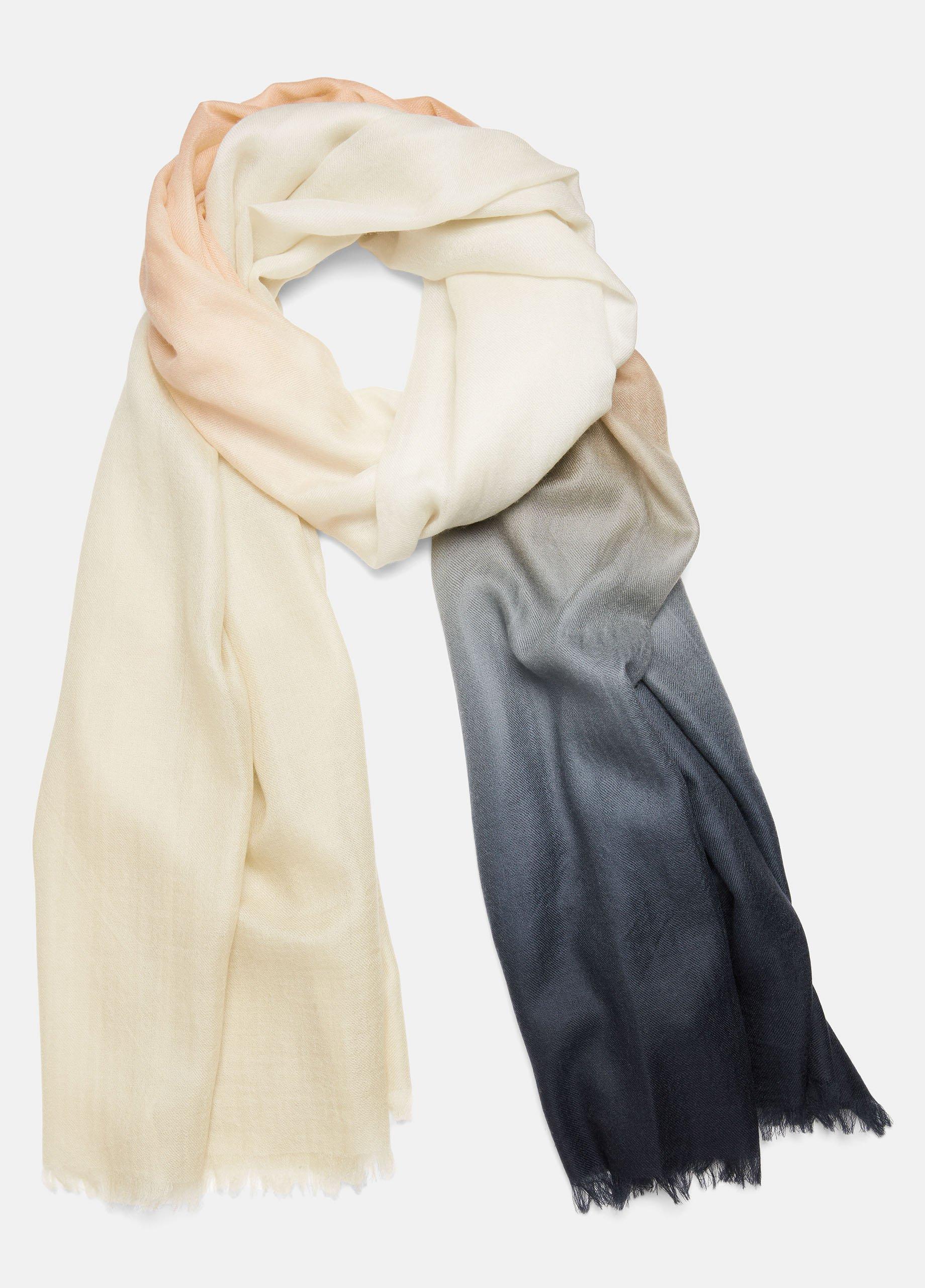 Dip-Dye Cashmere Scarf image number 0