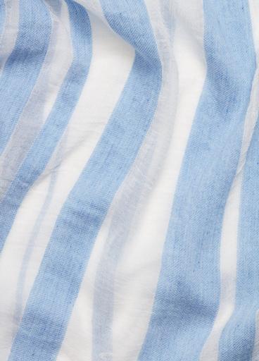 Sheer Stripe Wool-Blend Scarf image number 1