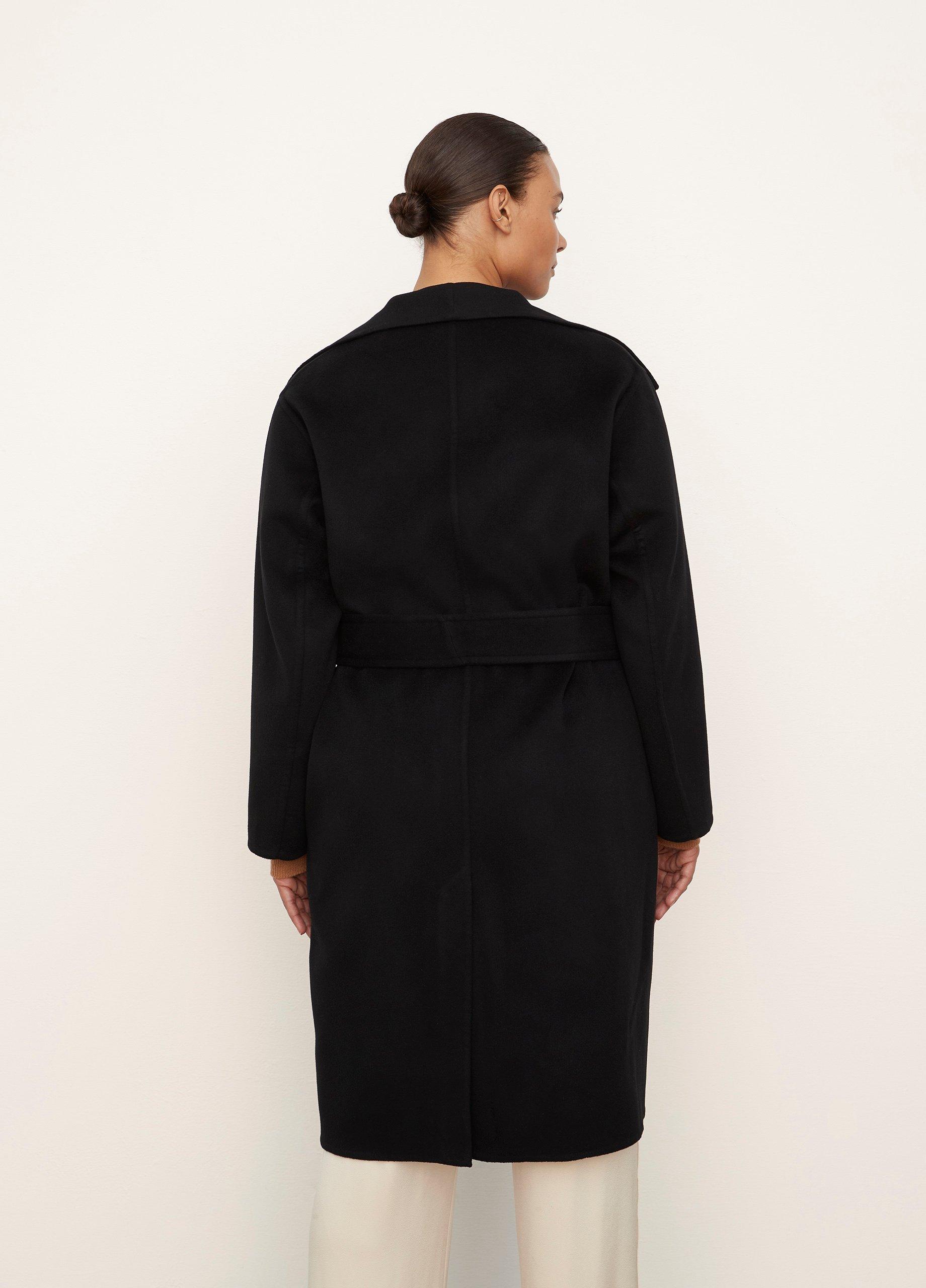 Belted Drape-Neck Coat image number 3