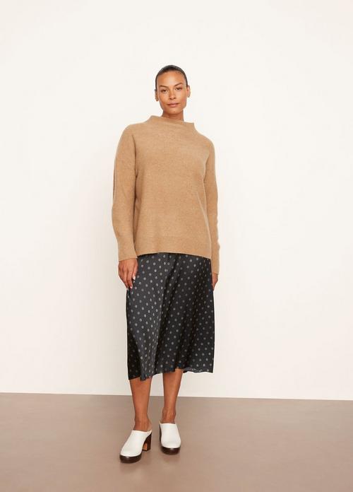 Plush Cashmere Funnel Neck Sweater